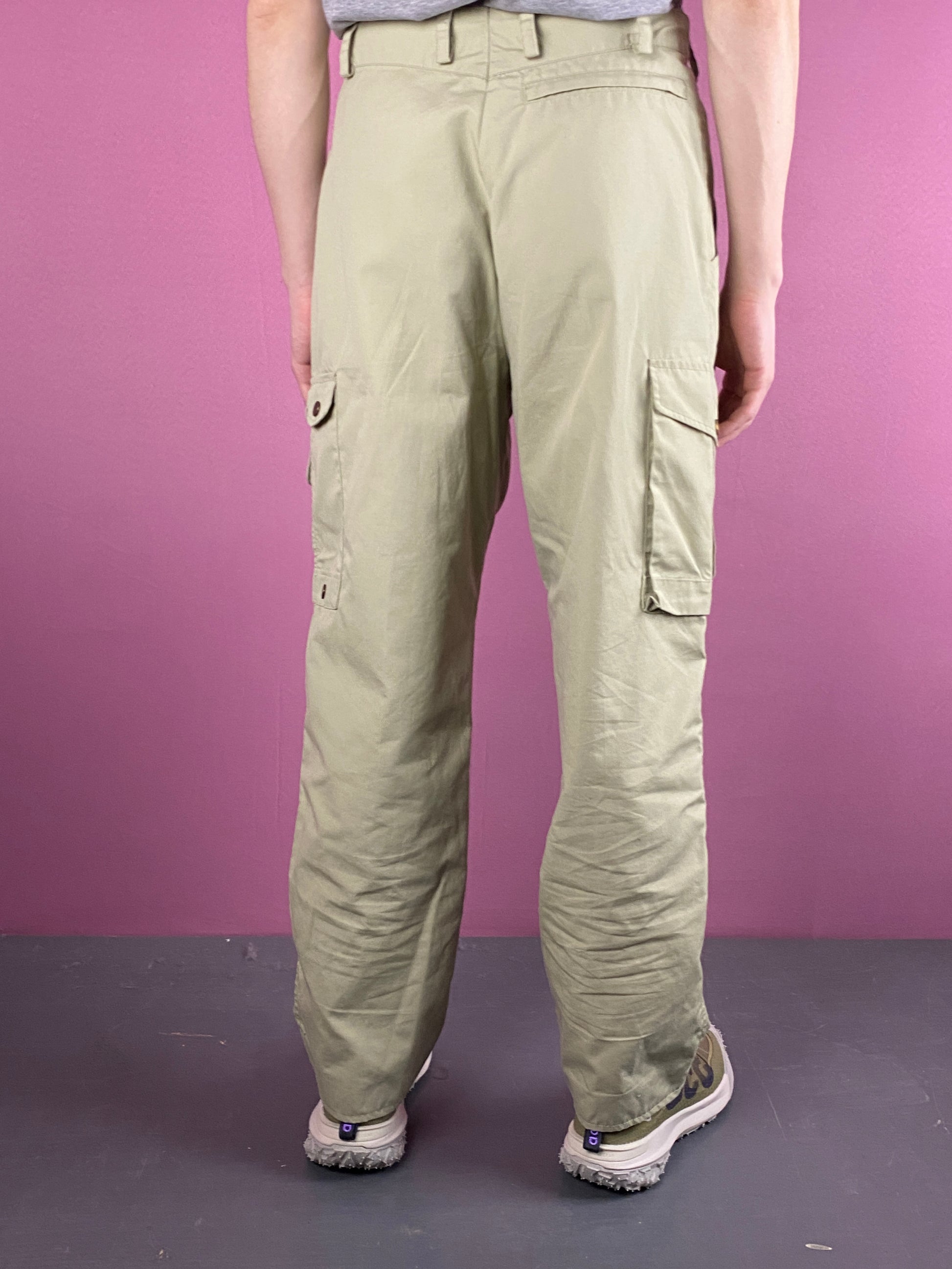 90s Fjallraven Vintage Men's Cargo Pants - M Beige Polyester