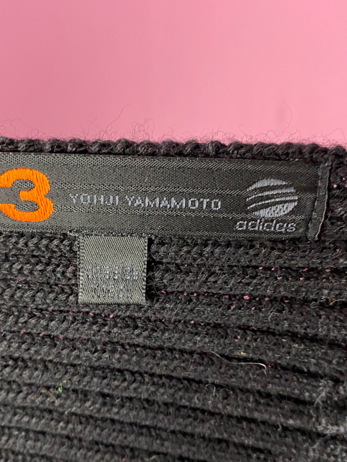 Y-3 Adidas Yohji Yamamoto Vintage Scarf - Black Wool