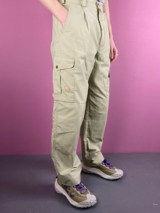 90s Fjallraven Vintage Men's Cargo Pants - M Beige Polyester