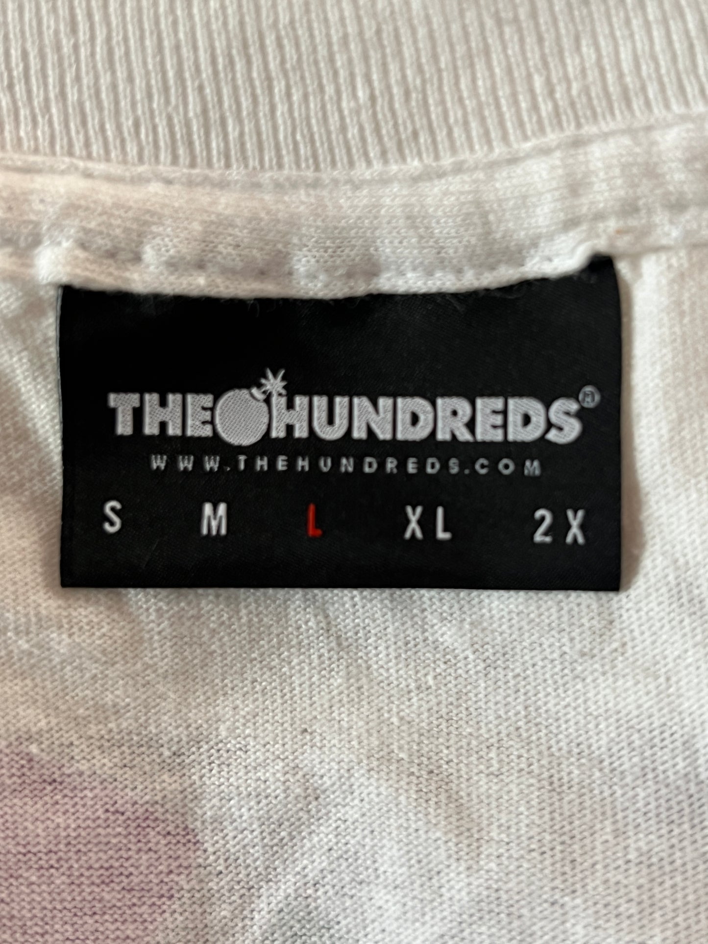 The Hundreds Amber Vittoria Vintage Men's T-Shirt - L White Cotton