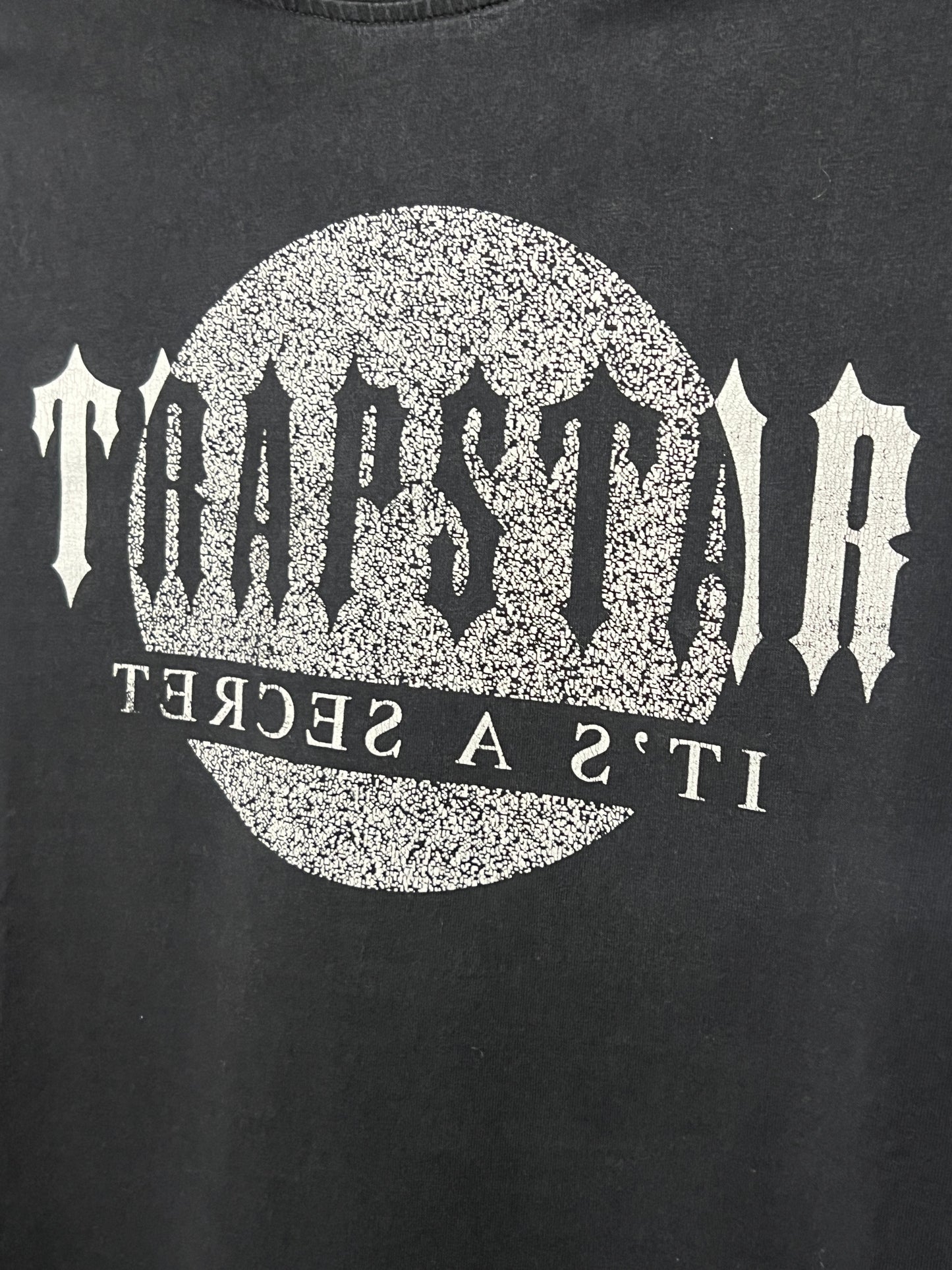 Trapstar Logo Vintage Men's T-Shirt - S Black Cotton