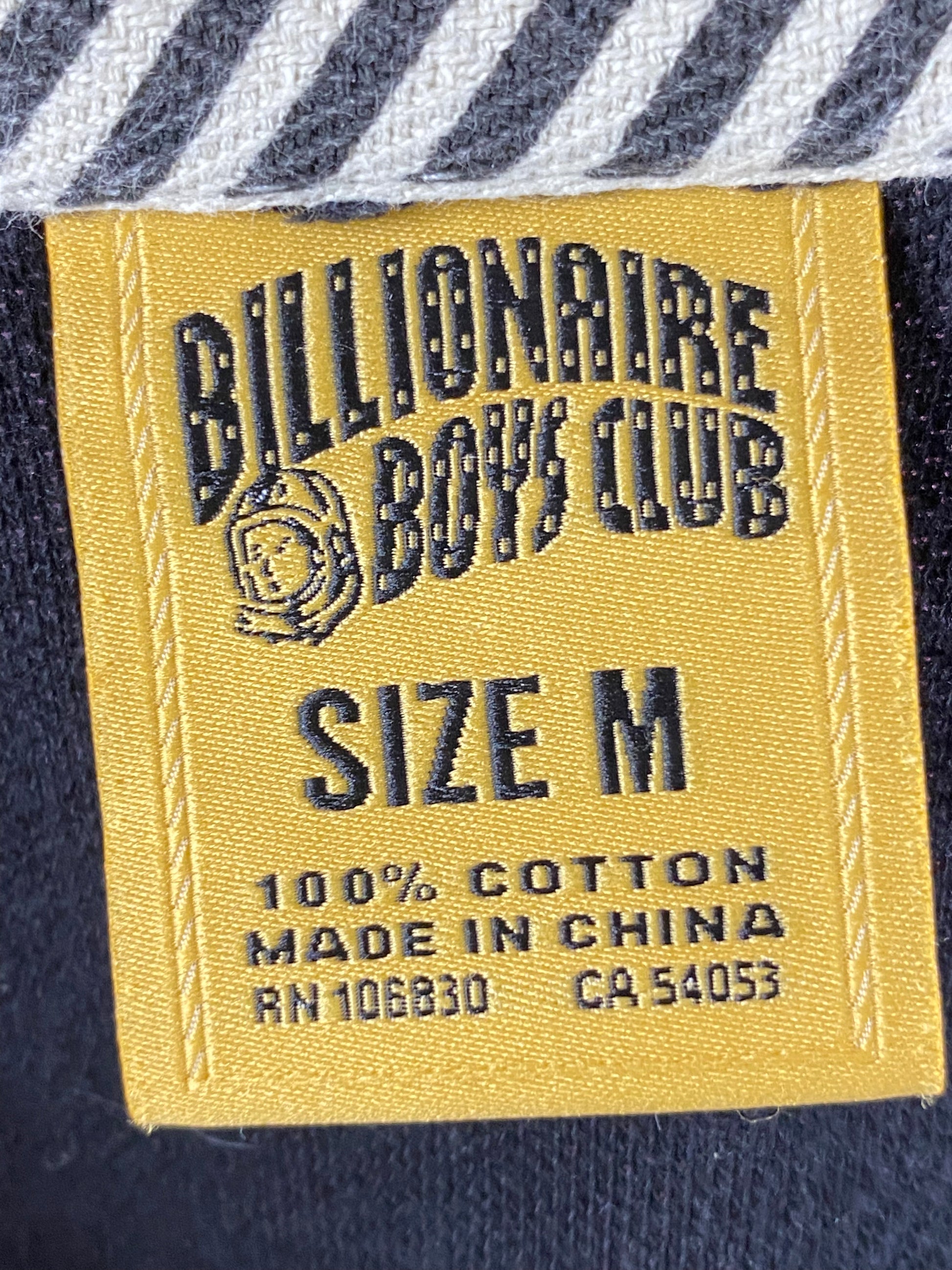 Billionaire Boys Club BBC Vintage Men's Polo Shirt - Large Black Cotton