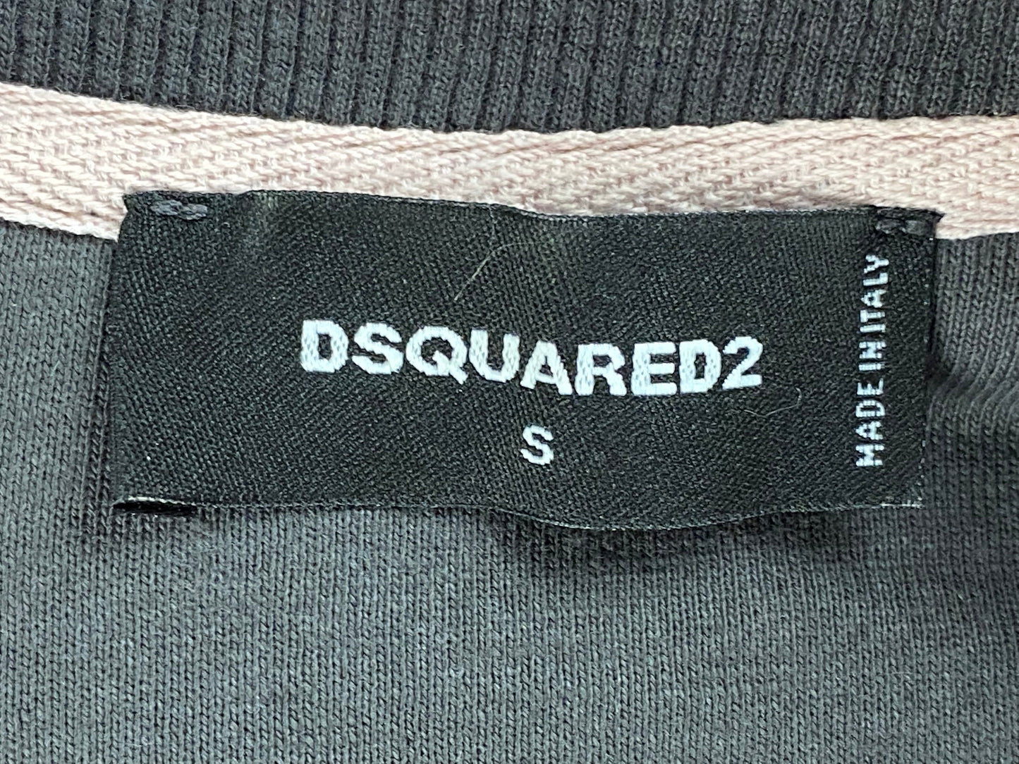 Dsquared2 Vintage Men's Sweatshirt - Small Gray Cotton