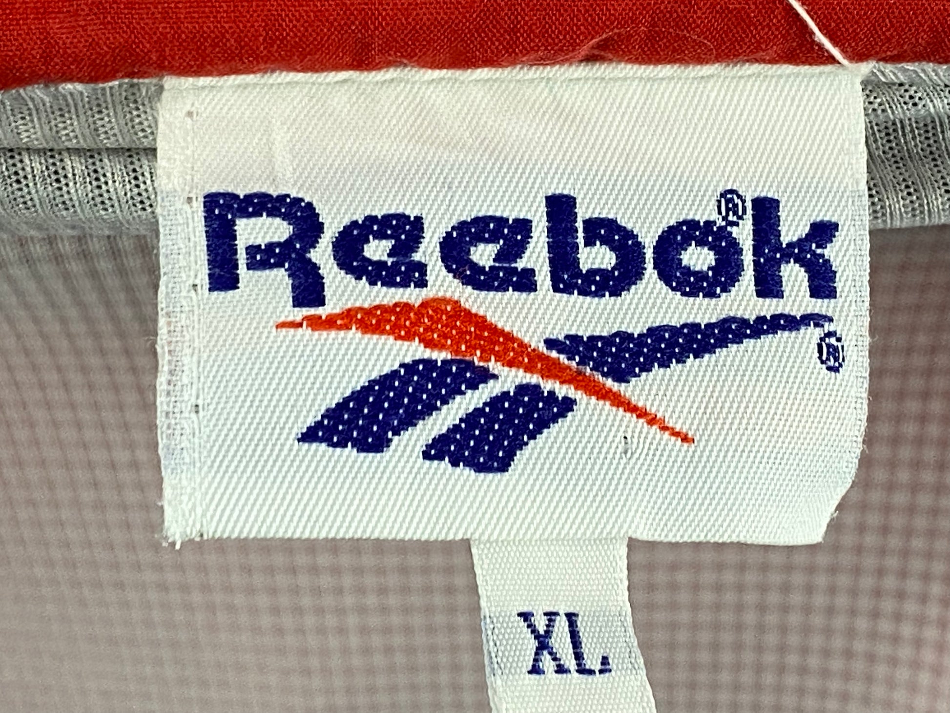 90s Reebok Vintage Men's Windbreaker Jacket - XL Red Nylon