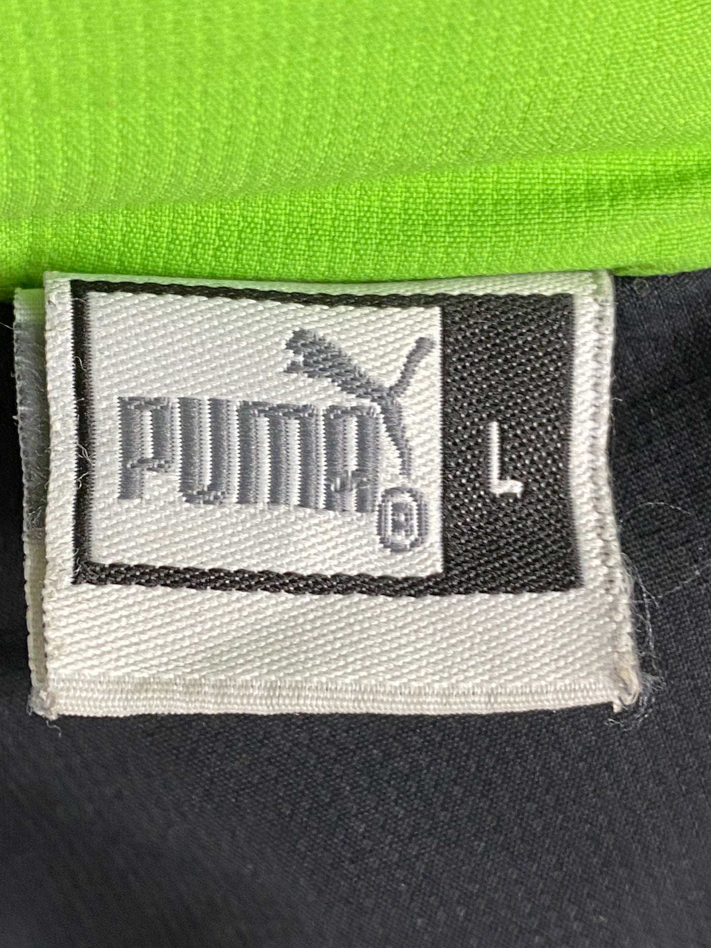90s Puma Vintage Women's Track Jacket - Large Black Polyester