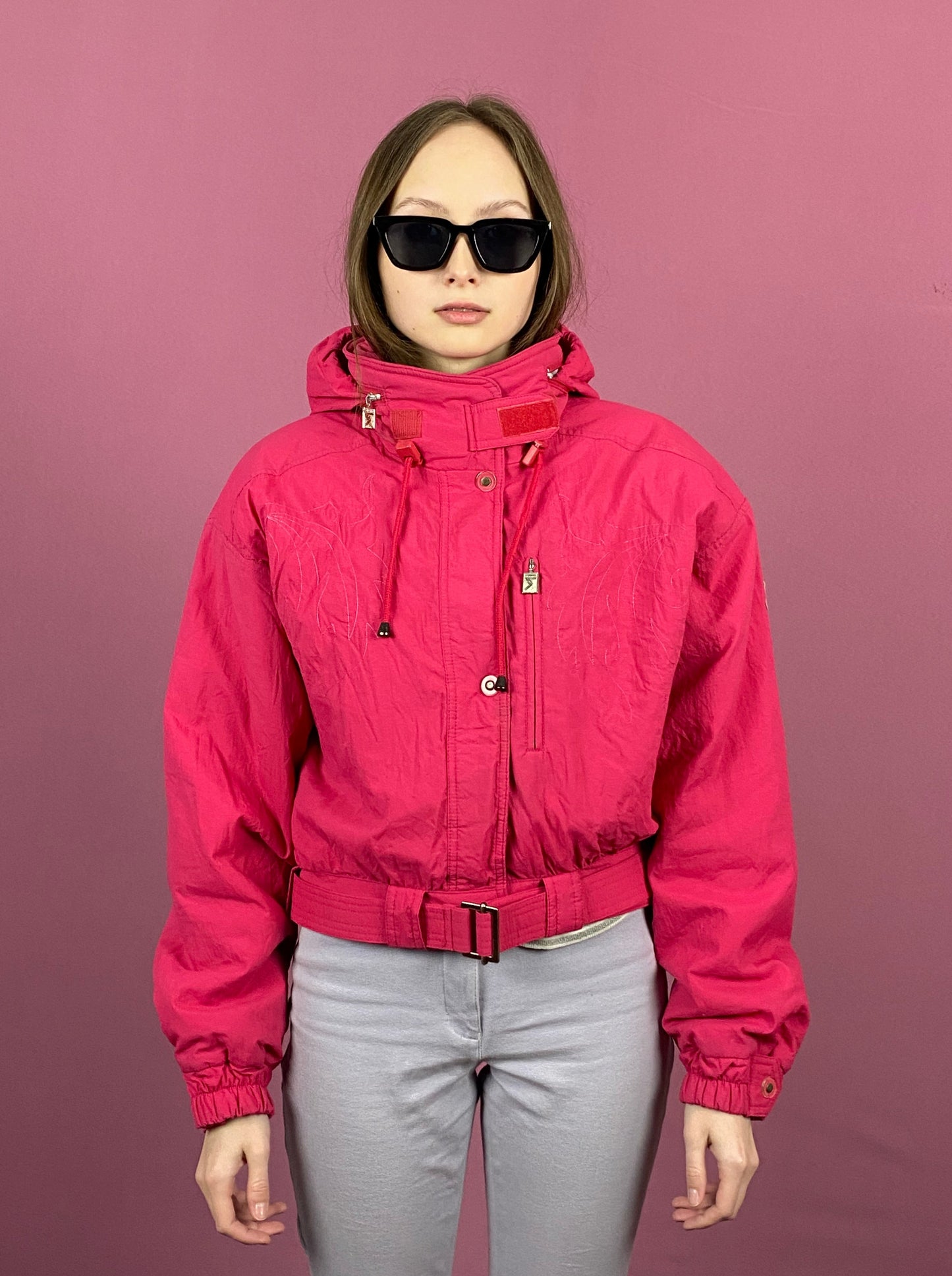 Schoffel Vintage Women's Ski Jacket - Medium Red Nylon