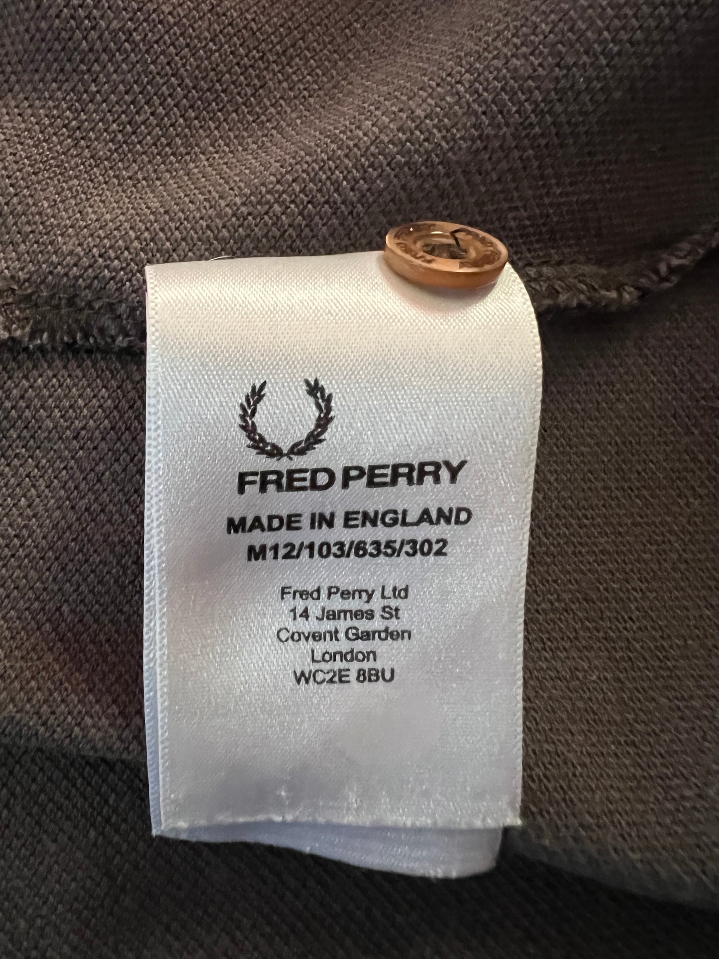 Fred Perry Vintage Men's Polo Shirt - XS Brown Cotton