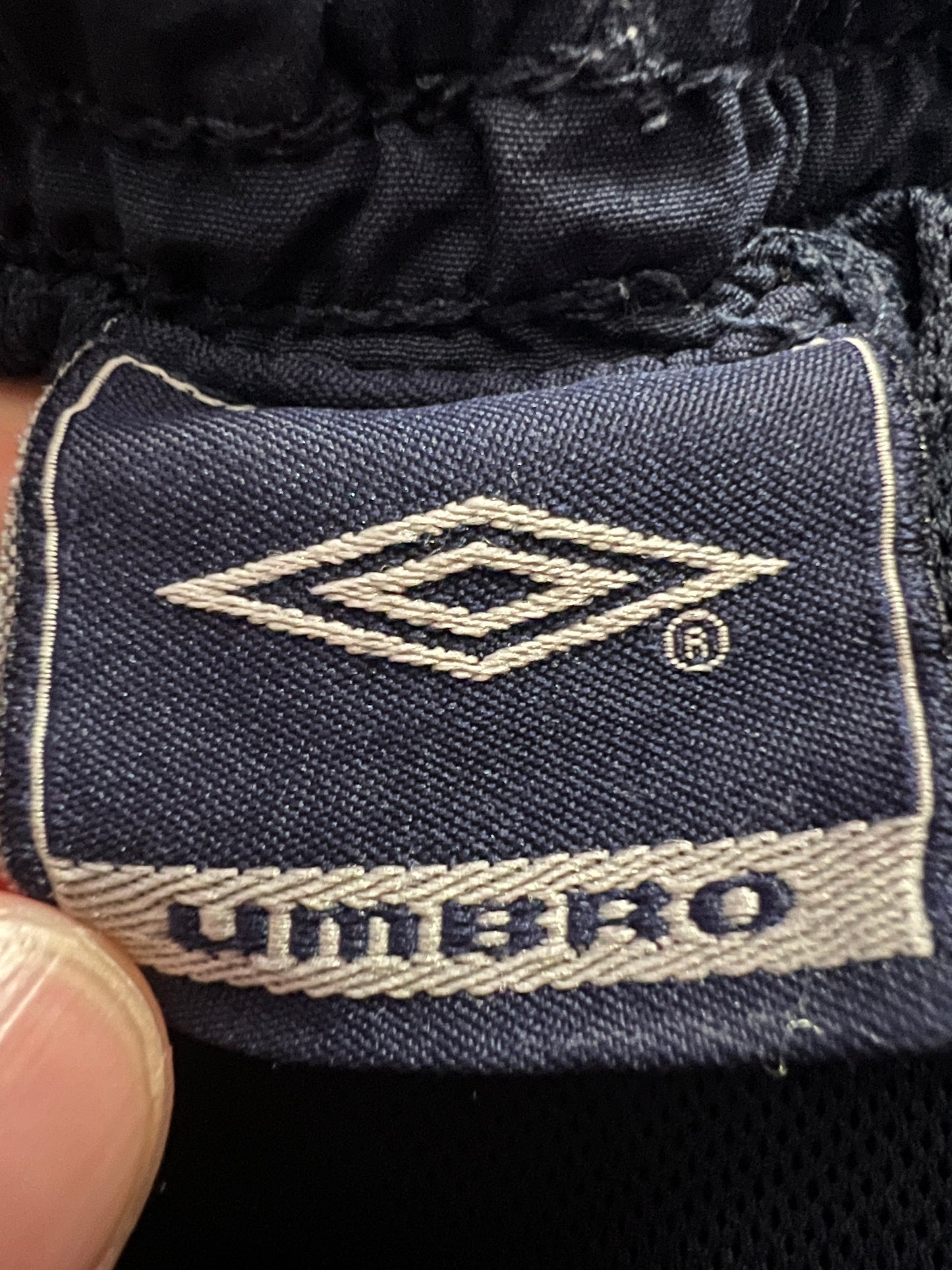 Umbro Vintage Men's Sport Shorts - M Navy Blue Polyester