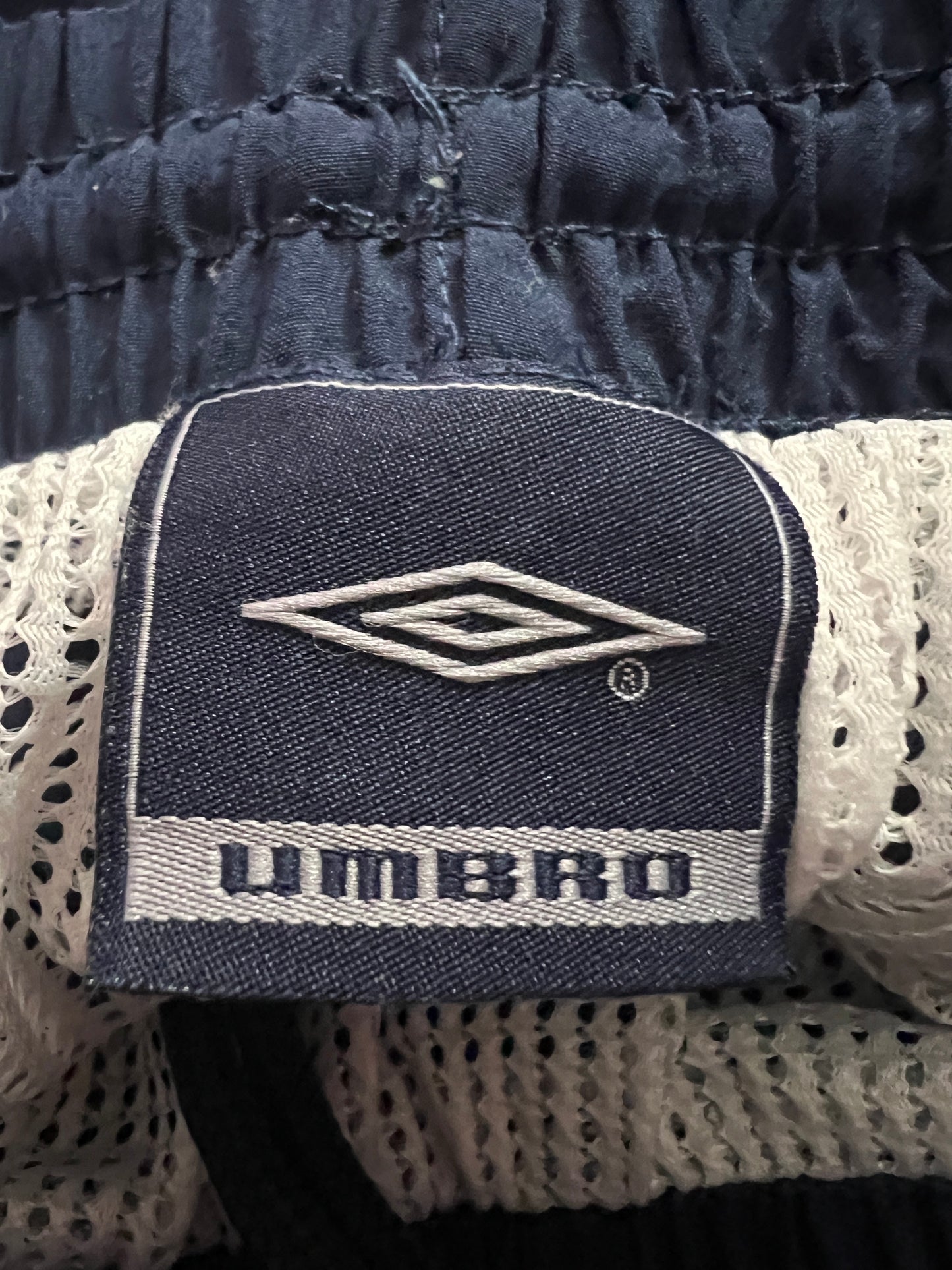 Umbro Vintage Men's Sport Shorts - M Navy Blue Polyester