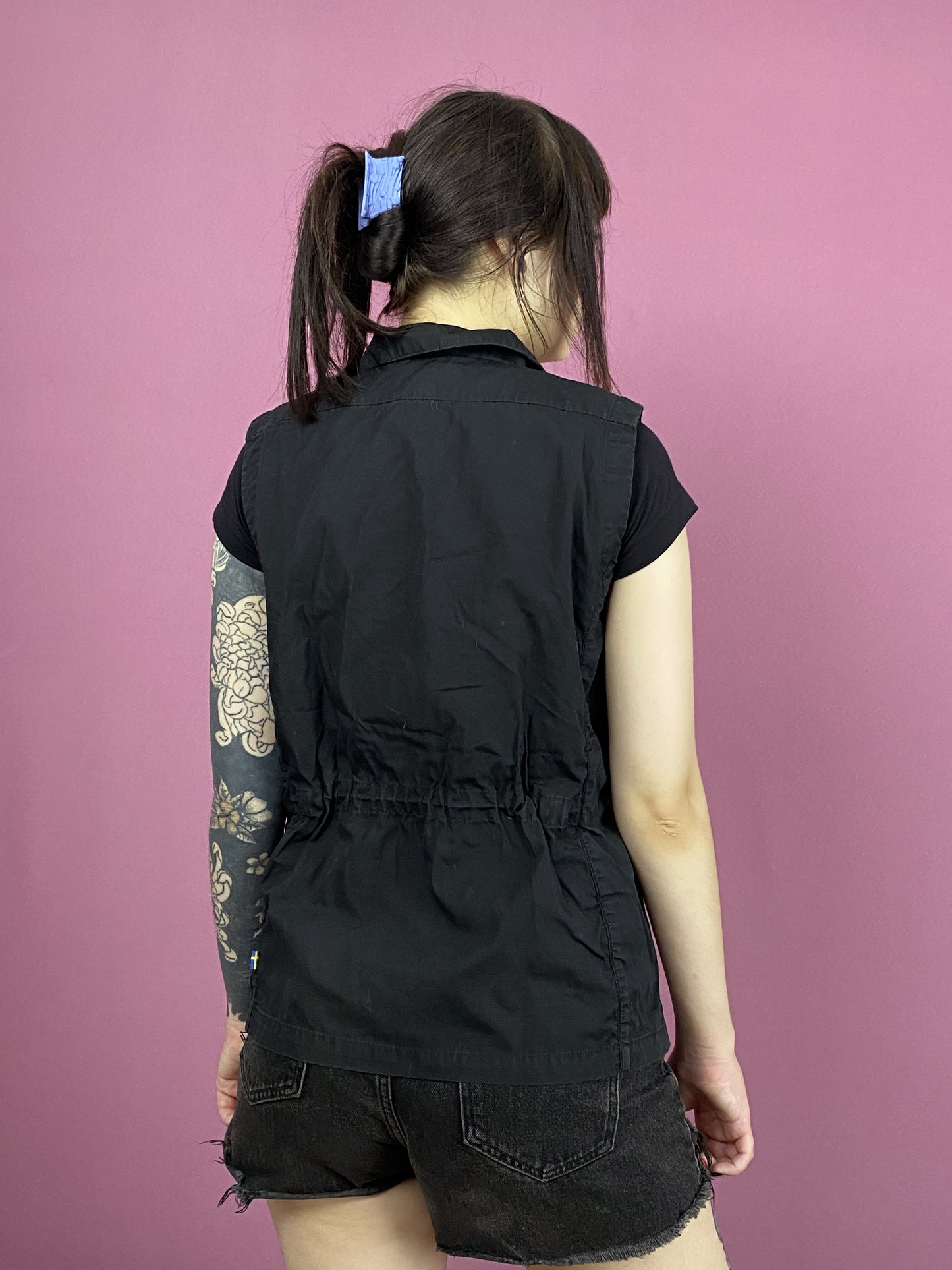 Fjallraven G-1000 Vintage Women's Vest - Small Black Polyester Blend