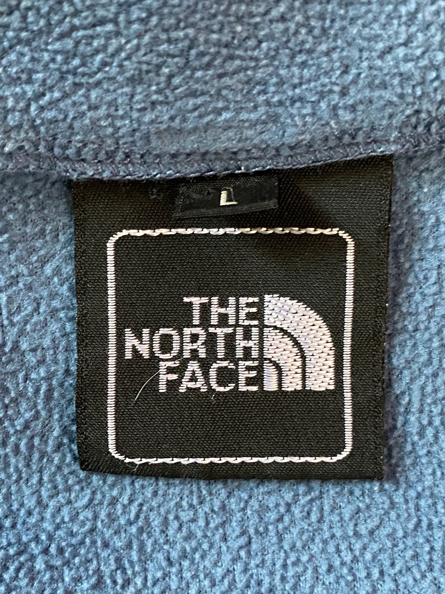 The North Face Vintage Women's Fleece Vest - Large Blue Polyester