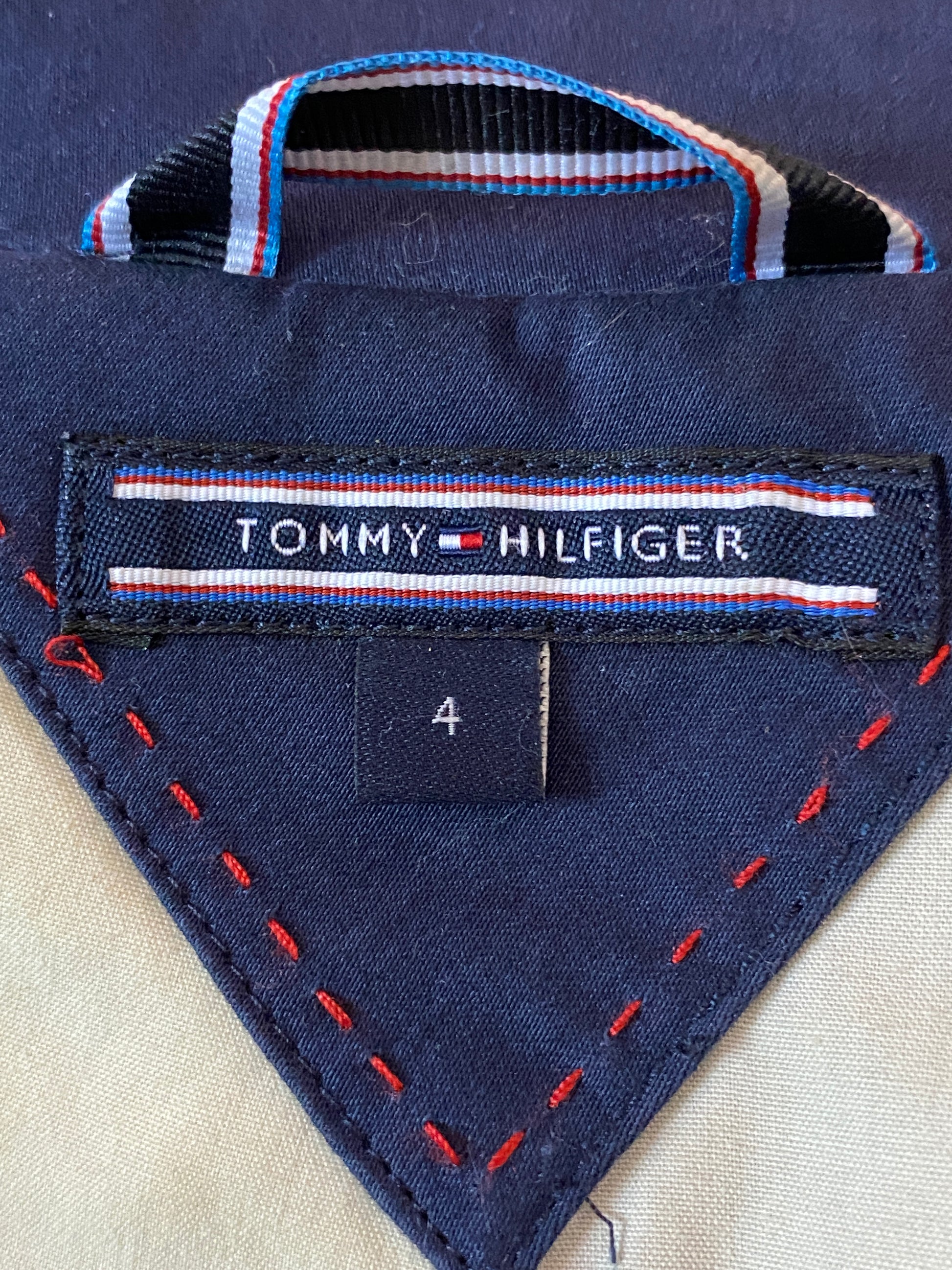 Tommy Hilfiger Vintage Women's Suit Blazer - Small Navy Blue Cotton Blend