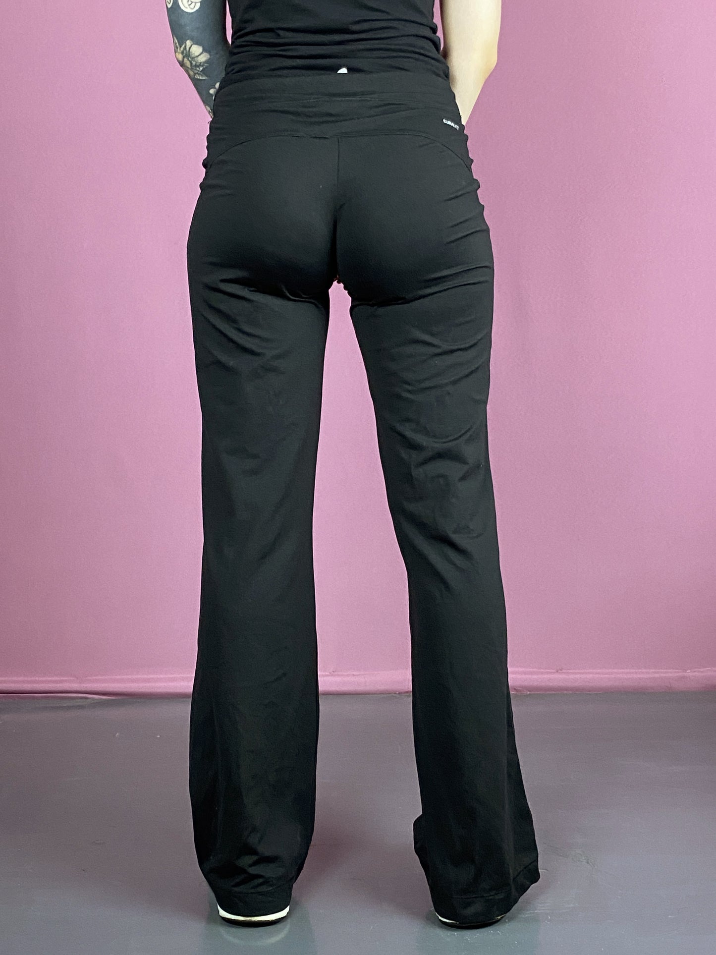 Adidas Performance Vintage Women's Flare Leggings - M Black Polyester Blend