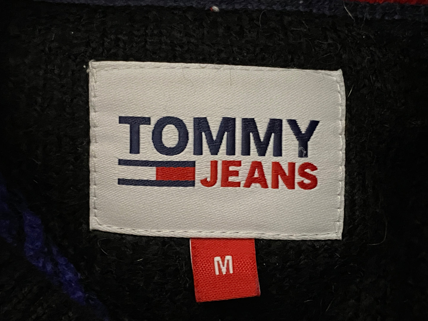 Tommy Hilfiger Vintage Men's Turtleneck Sweater - Medium Black
