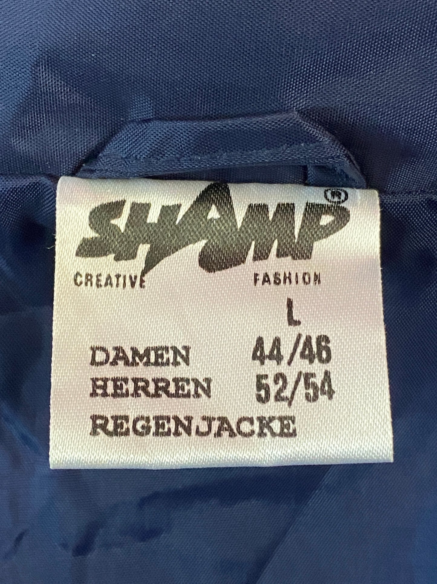 Shamp Vintage Men's Raincoat - Large Multicolor Nylon