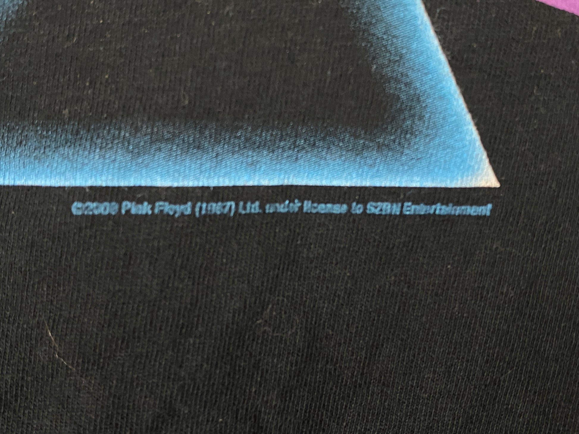 2011 Pink Floyd Dark Side of the Moon Vintage Band T-Shirt - L Black Cotton