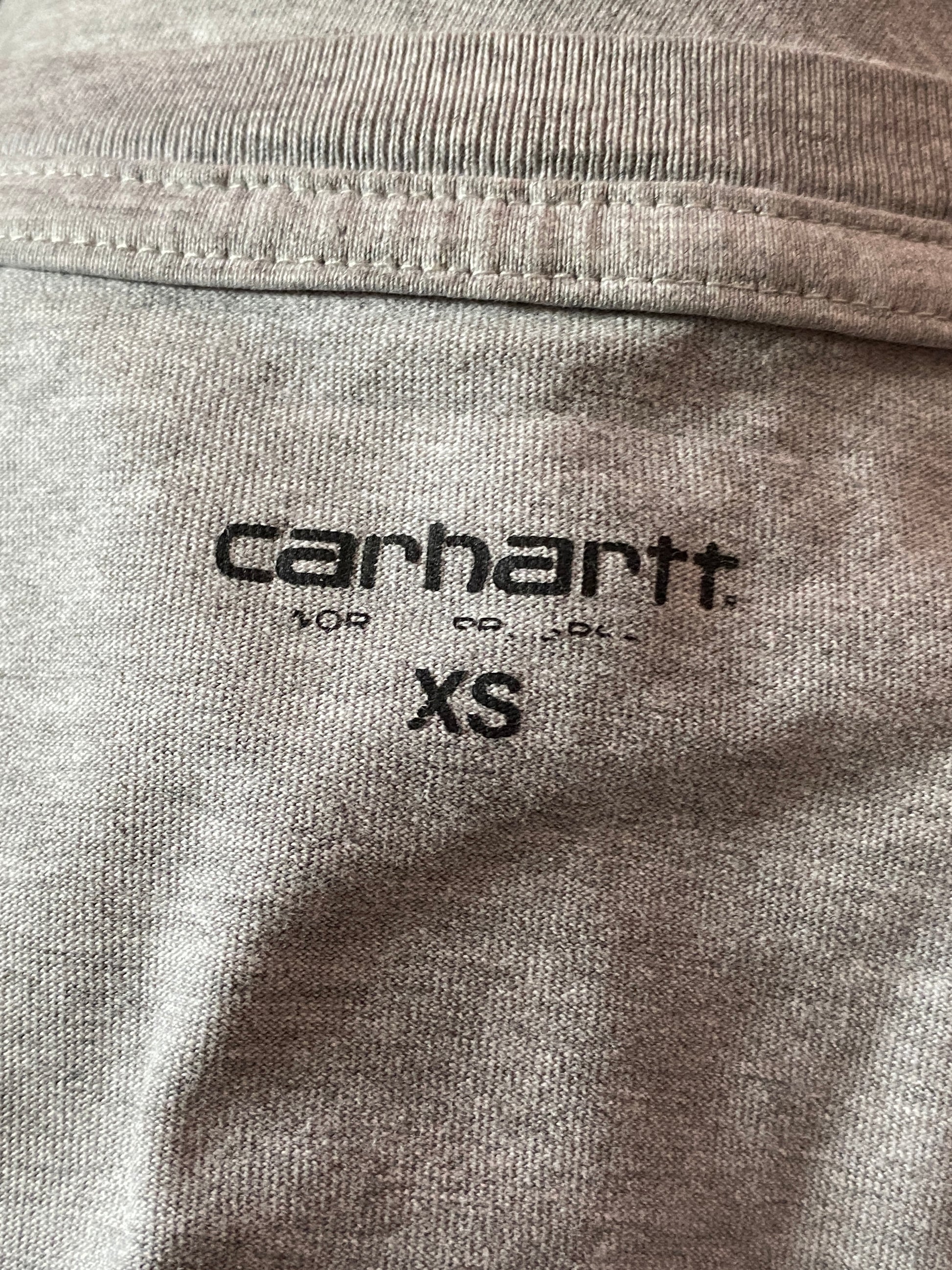 Carhartt Vintage Men's Pixel Logo T-Shirt - XS Gray Cotton