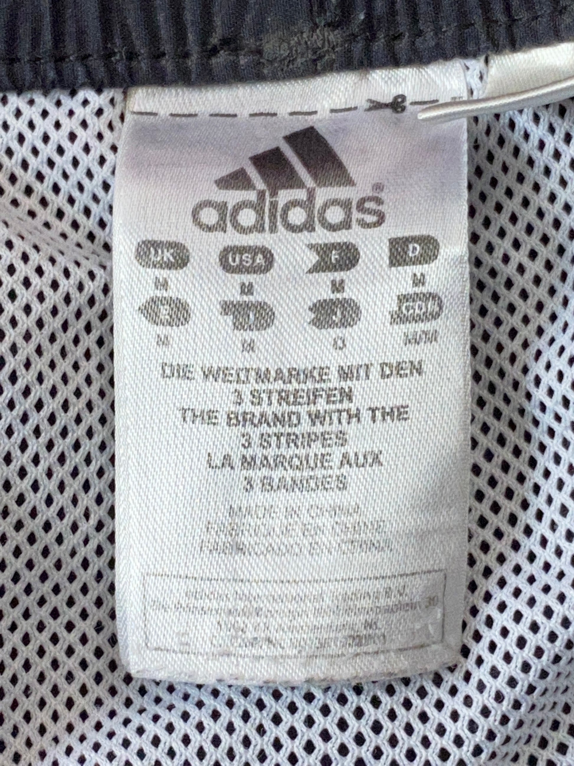 Adidas Vintage Men's Sport Shorts - Medium Black Nylon