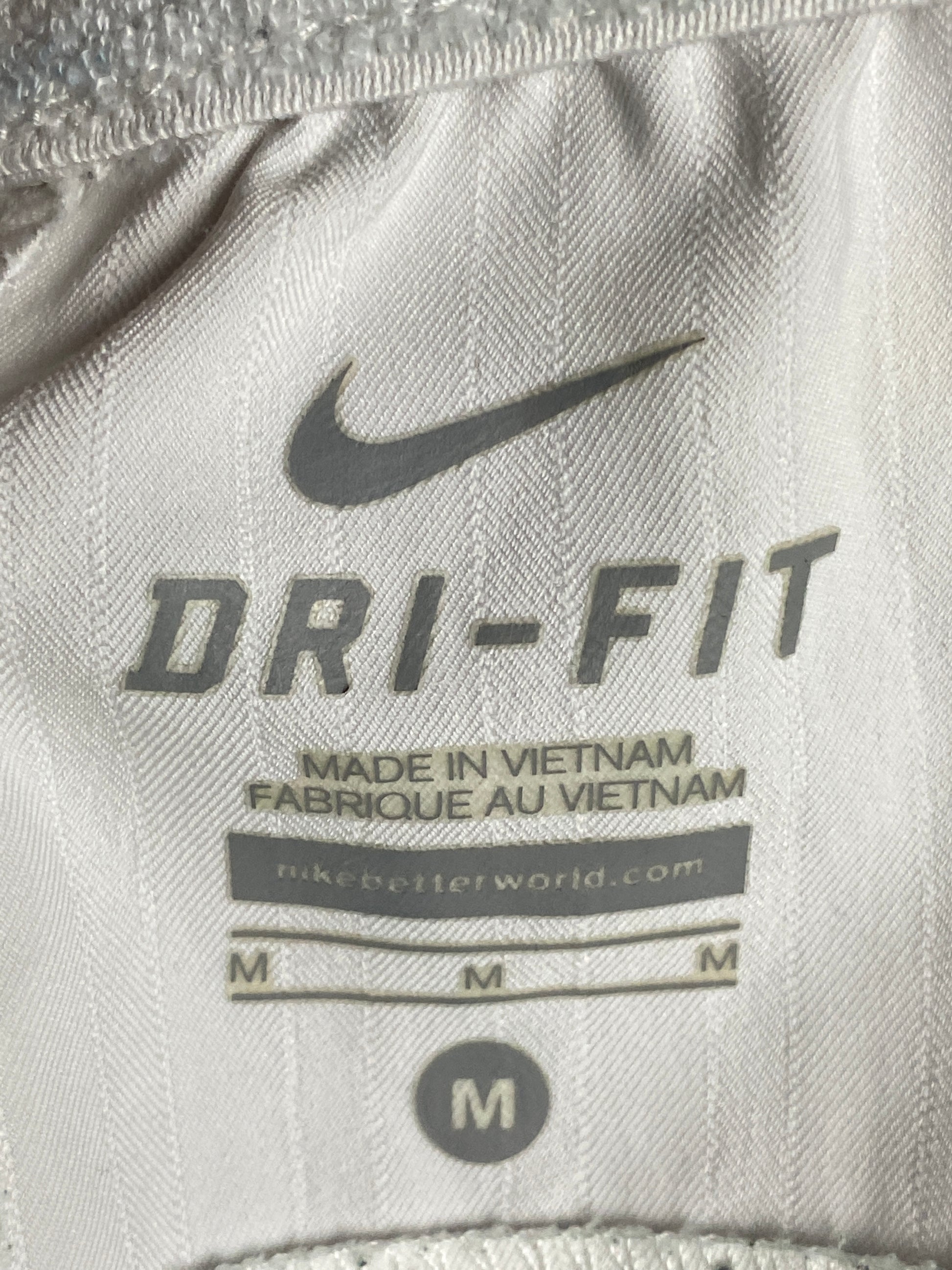 Nike Vintage Men's Track Shorts - Medium Navy White Polyester