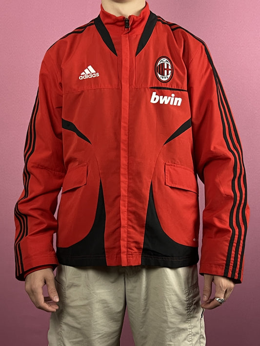 2007 AC Milan BWIN Adidas Vintage Men's Soccer Track Jacket - S