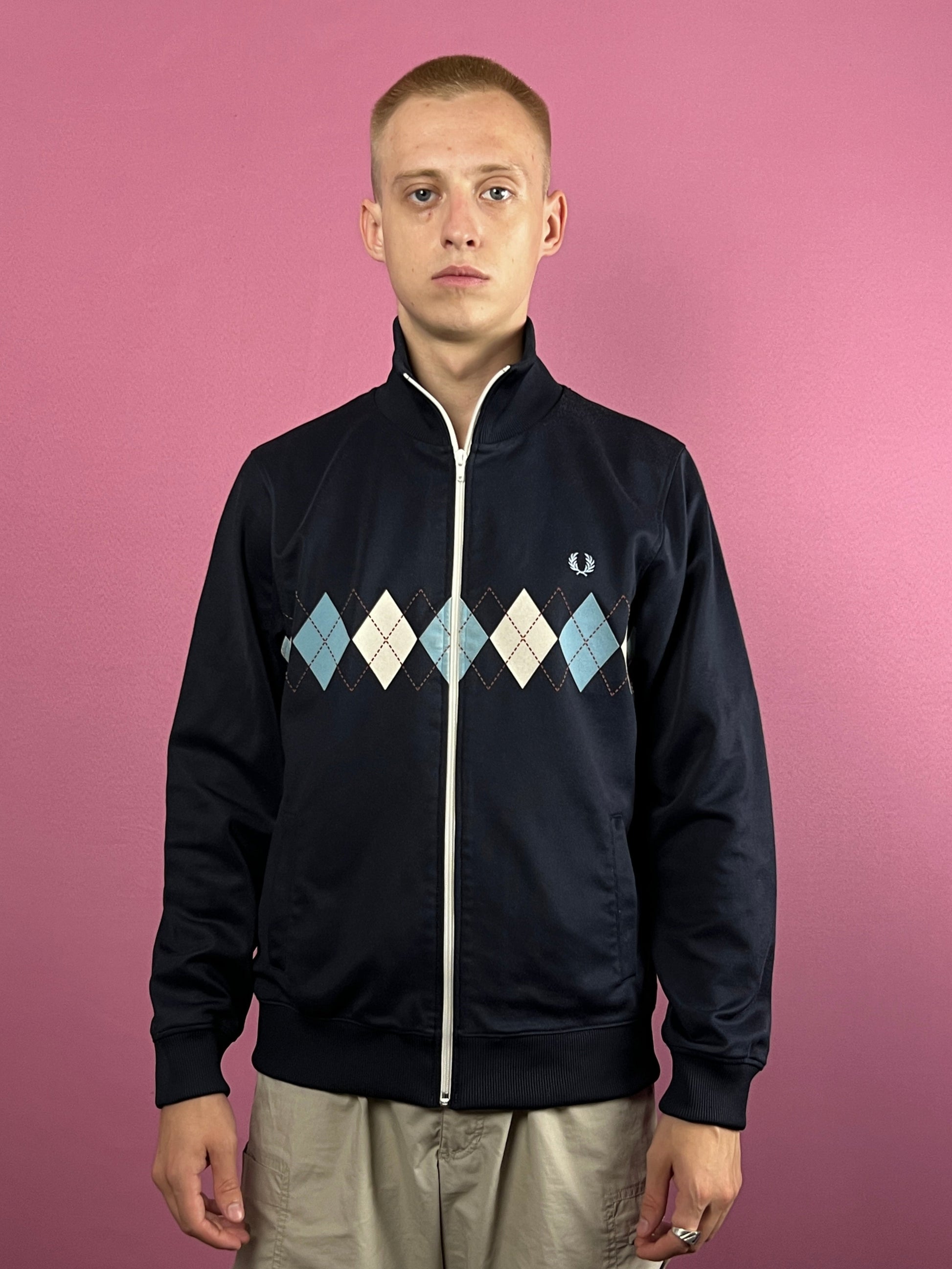 Fred Perry Vintage Men's Diamond Track Jacket - M