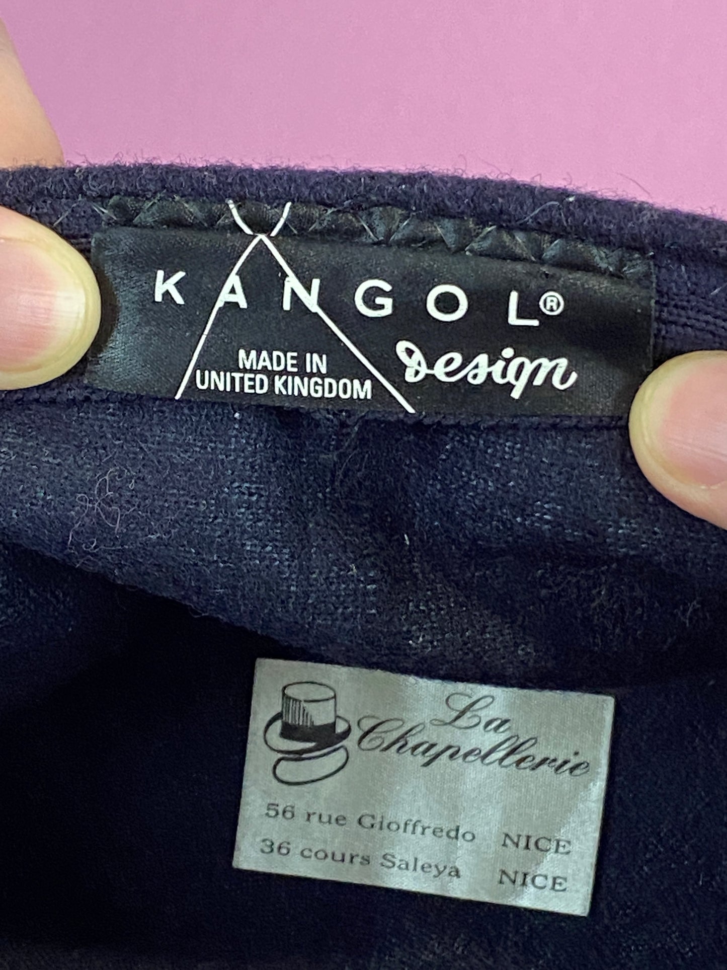 Kangol Vintage Men's Flat Cap - Navy Blue Wool