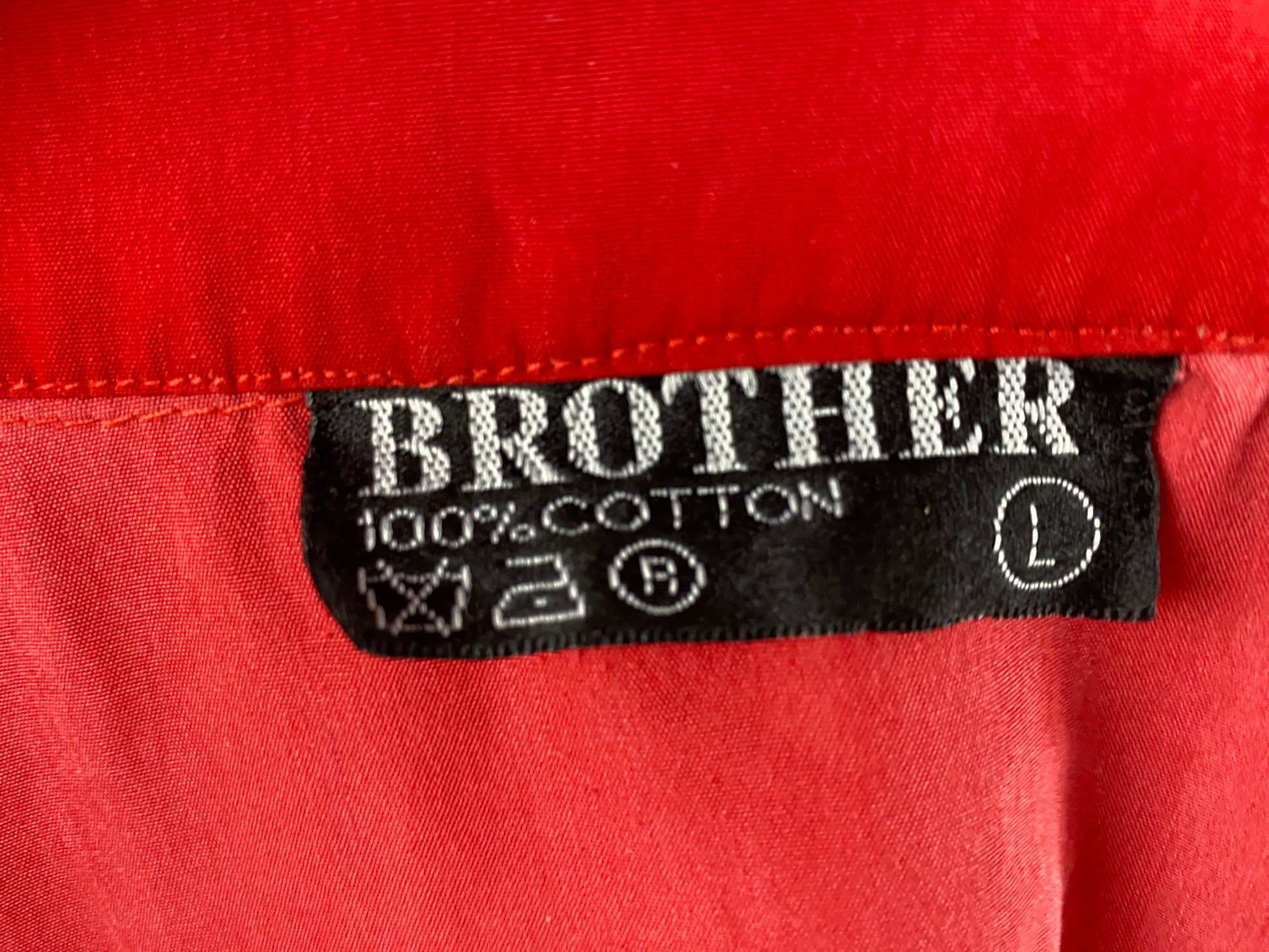 Brother Vintage Men's Dragon Print Short Sleeve Shirt
