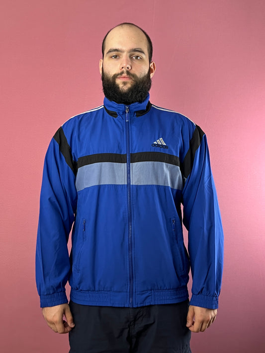 90s Adidas Back Logo Vintage Men's Windbreaker Jacket - M 