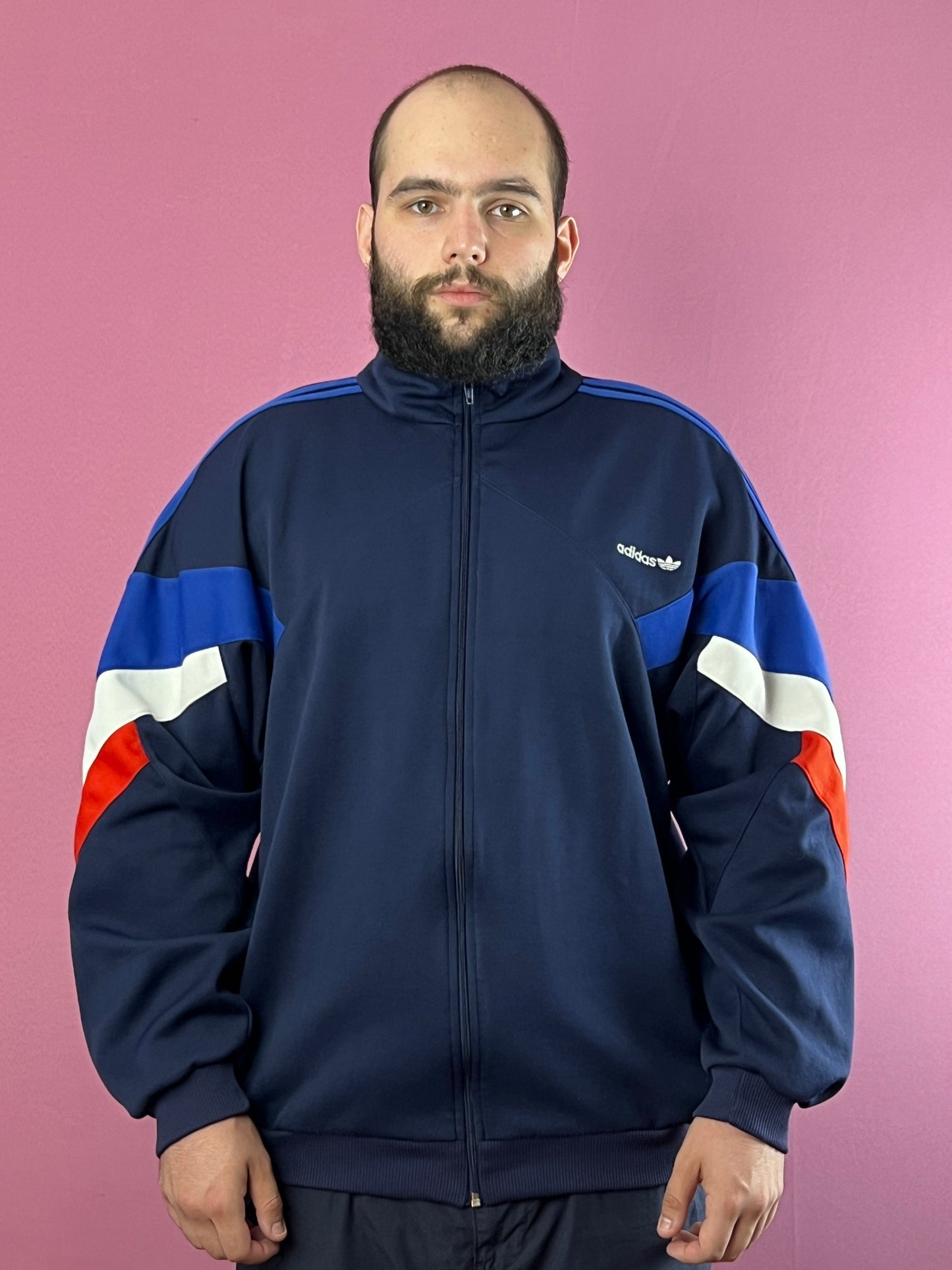 90s Adidas Originals Vintage Men's Track Jacket - XXL