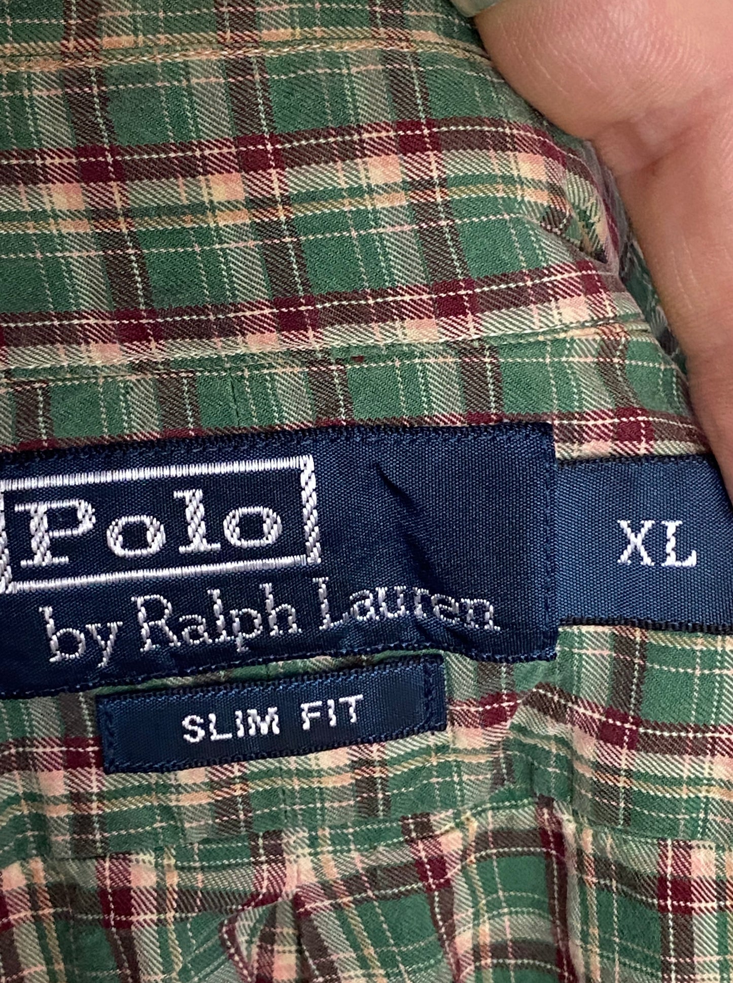 Polo Ralph Lauren Vintage Men's Plaid Shirt
