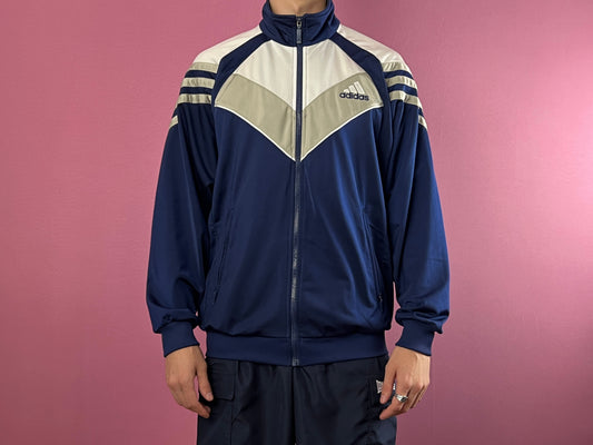 90s Adidas Vintage Men's Track Jacket - M