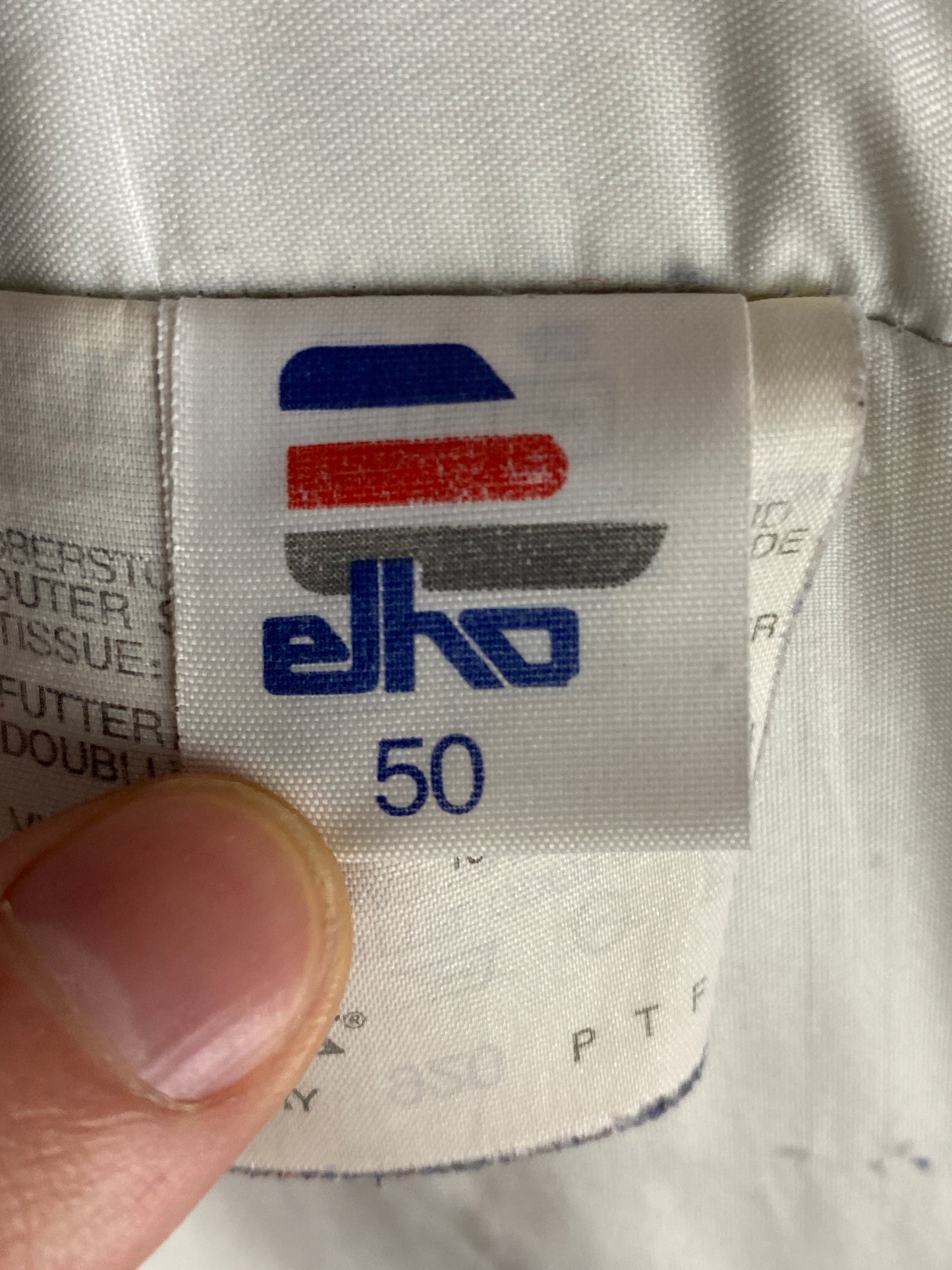 90s Elho High Tech Gore Tex Vintage Men's Ski Jacket - M Blue Nylon