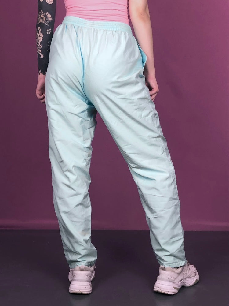 Lacoste Sport Vintage Women's Tracksuit Pants - M Blue Polyester