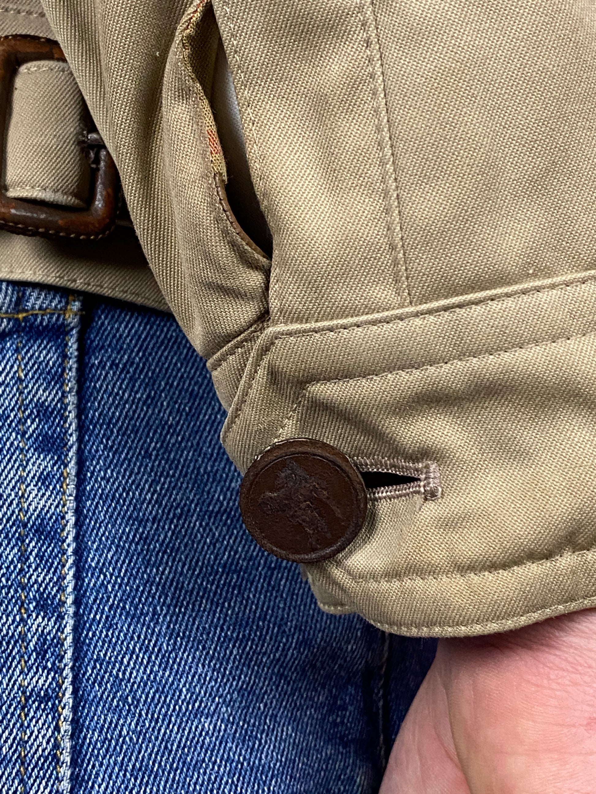 90s Burberrys Vintage Novacheck Men's Harrington Jacket - Medium Beige