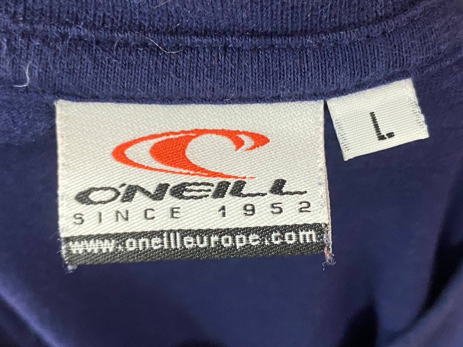 O'neill Vintage Men's Long Sleeve - Large Navy Blue Cotton