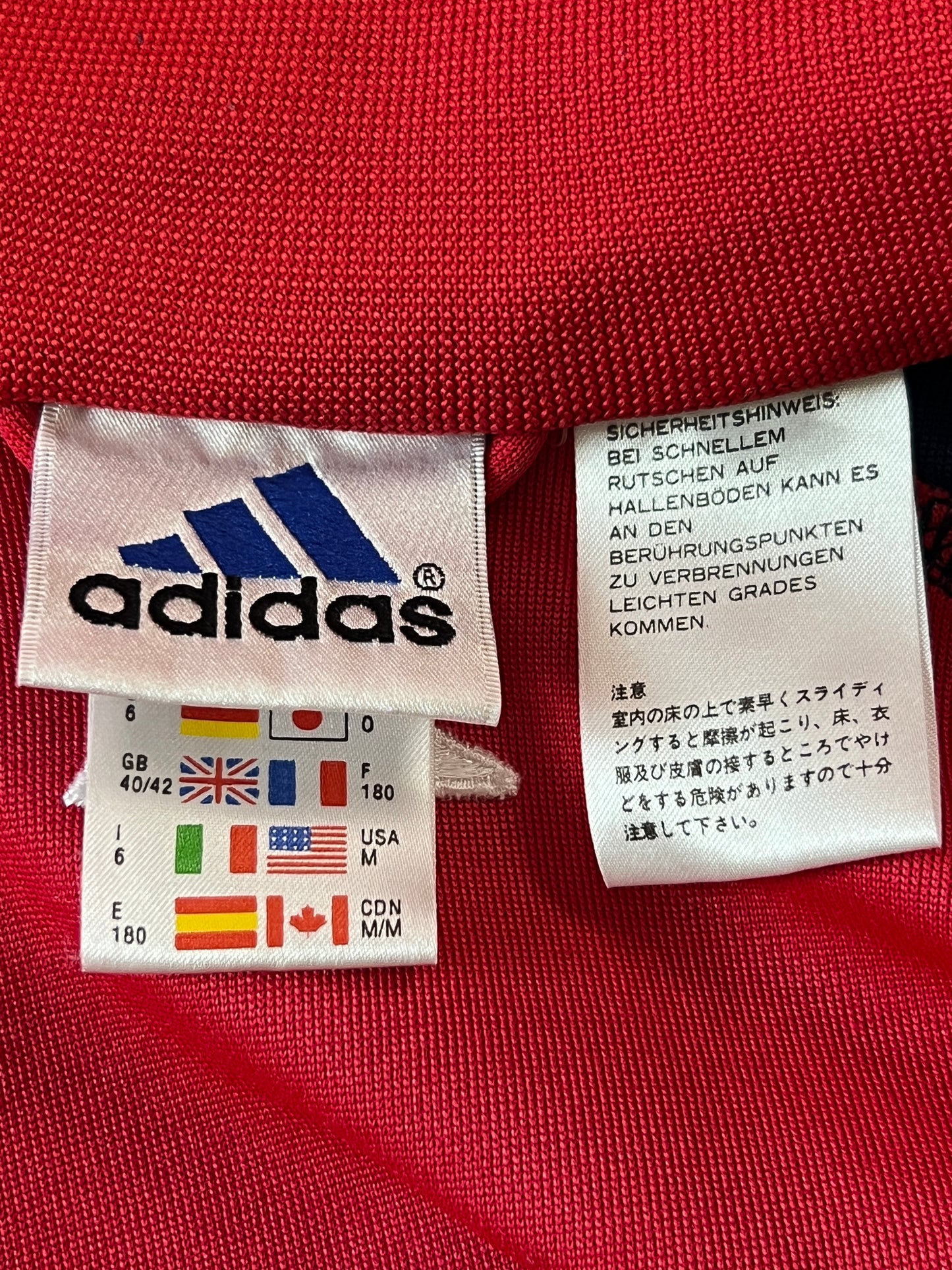 90s Adidas Vintage Men's Track Jacket - M