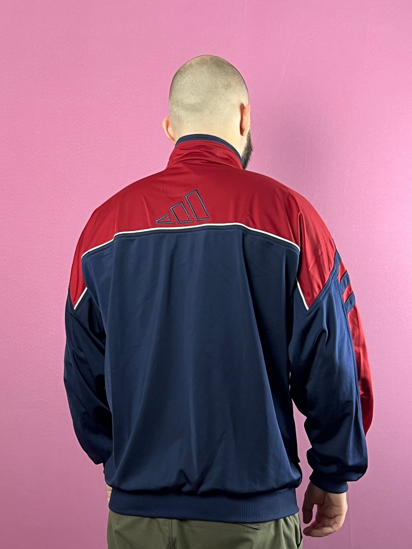 90s Adidas Vintage Men's Track Jacket - L