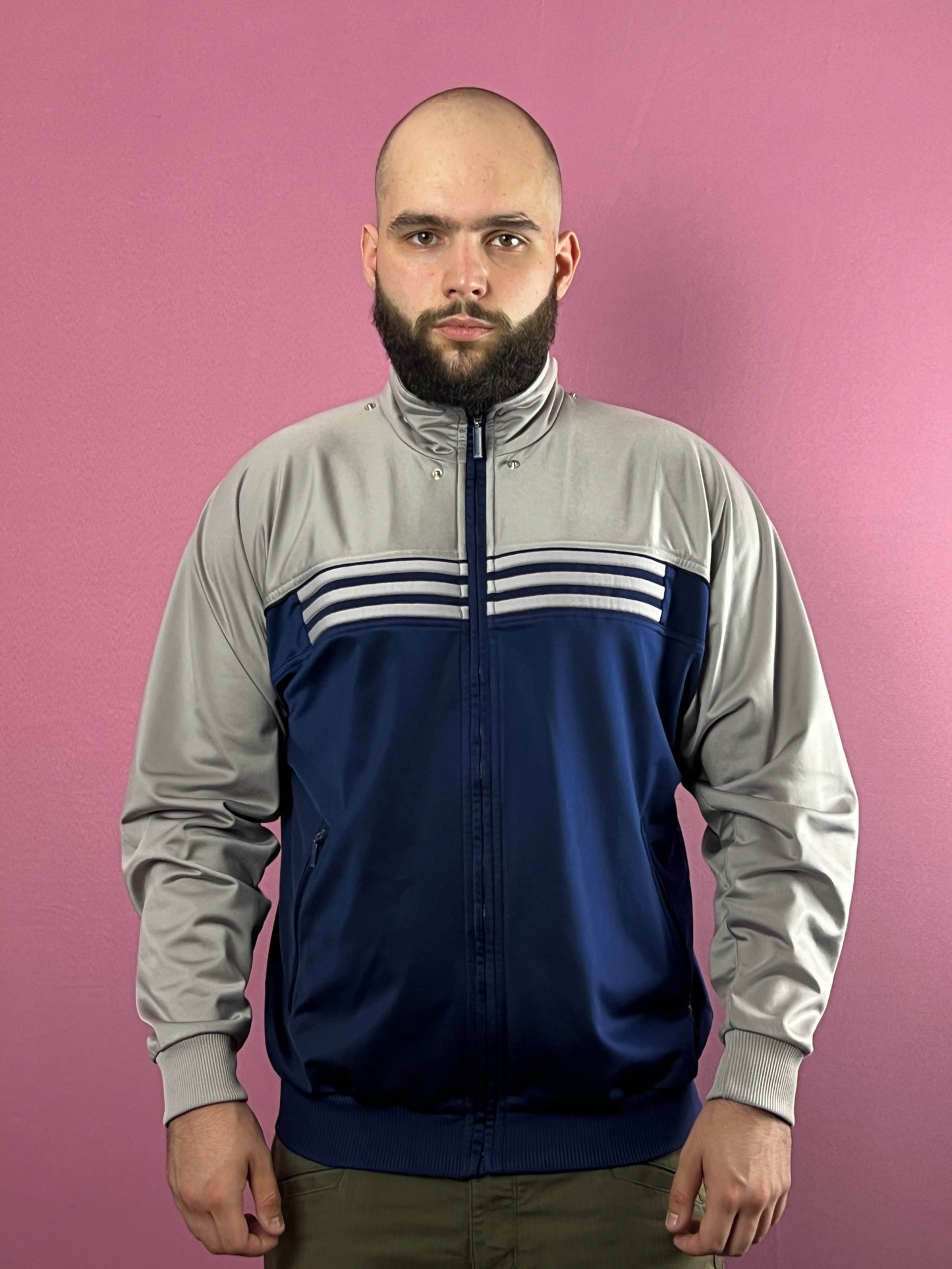 90s Adidas Vintage Men's Track Jacket - M