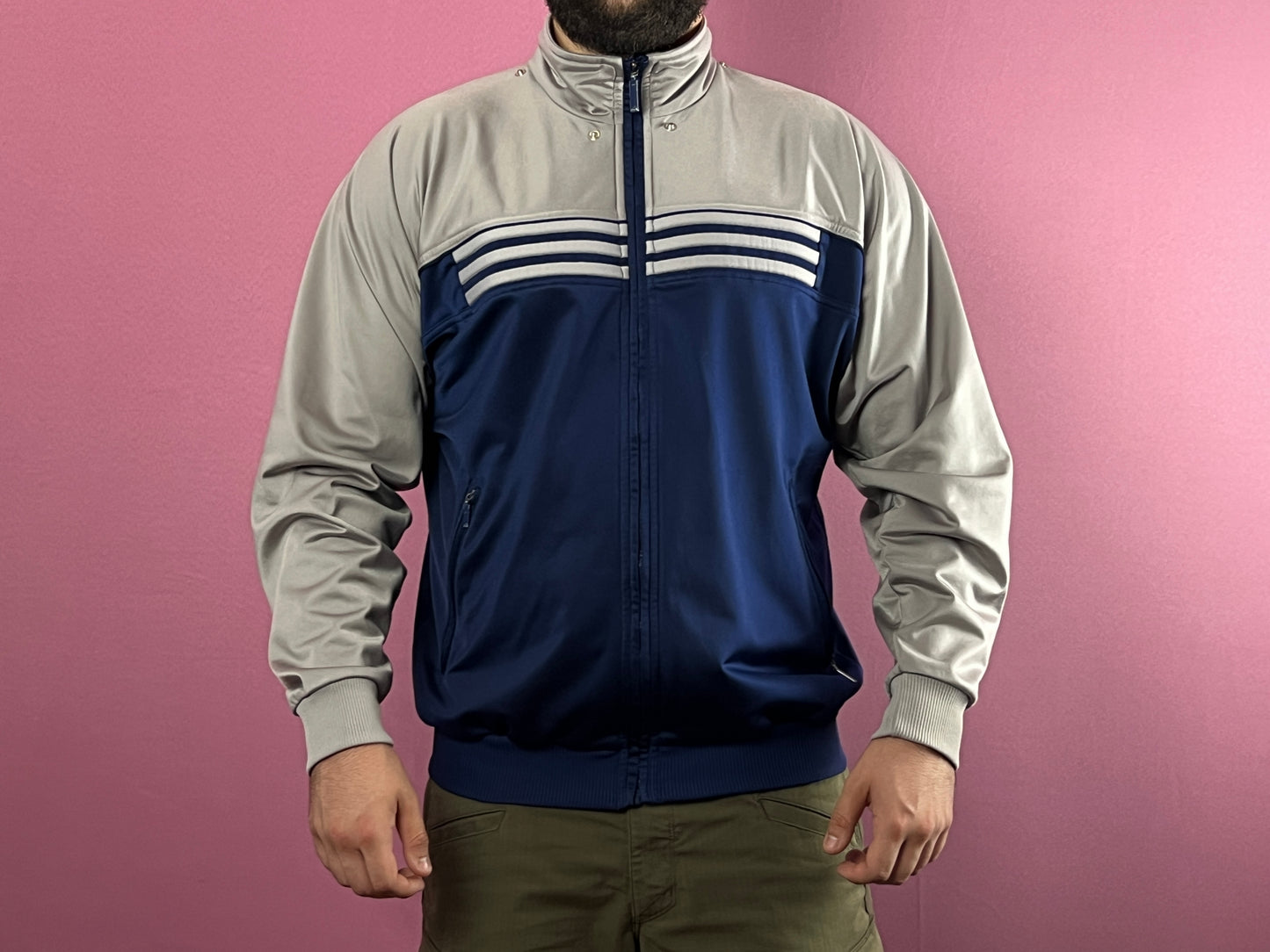 90s Adidas Vintage Men's Track Jacket - M