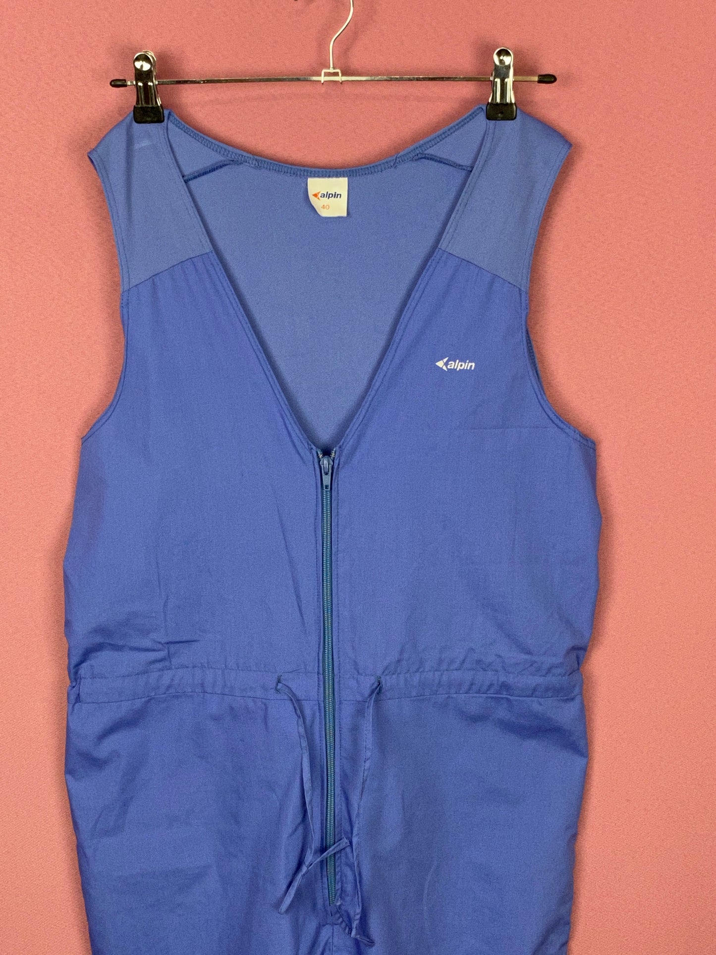 90s Alpin Vintage Kid's Dungarees - 10-12Y Blue Polyester Blend