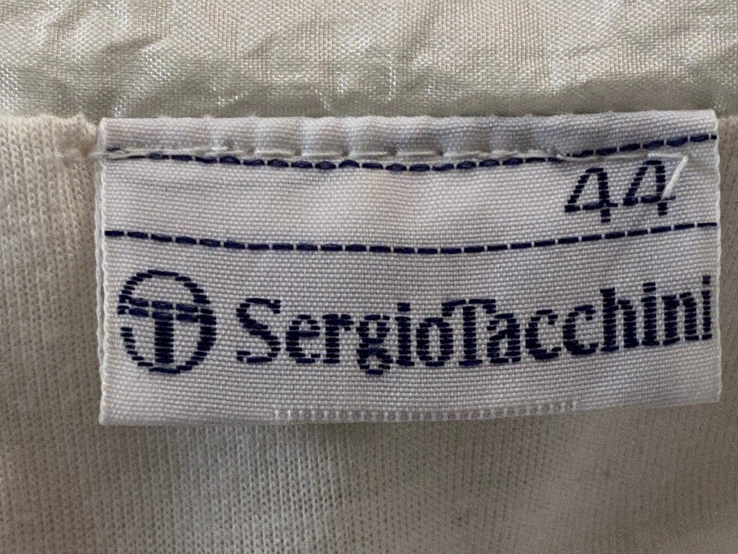 90s Sergio Tacchini Women's Windbreaker Jacket - Large White Polyester