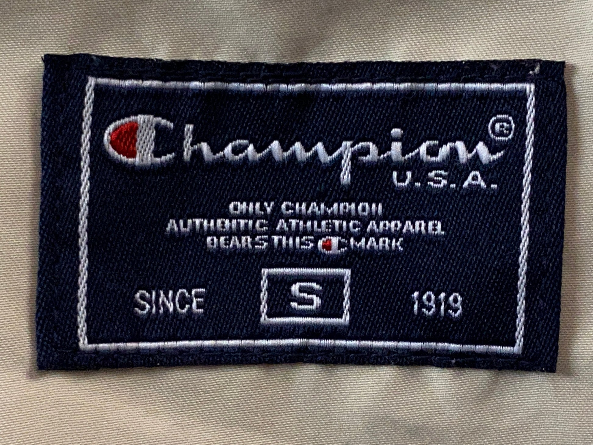 Champion Vintage Women's Windbraker Jacket - Small Blue Polyester