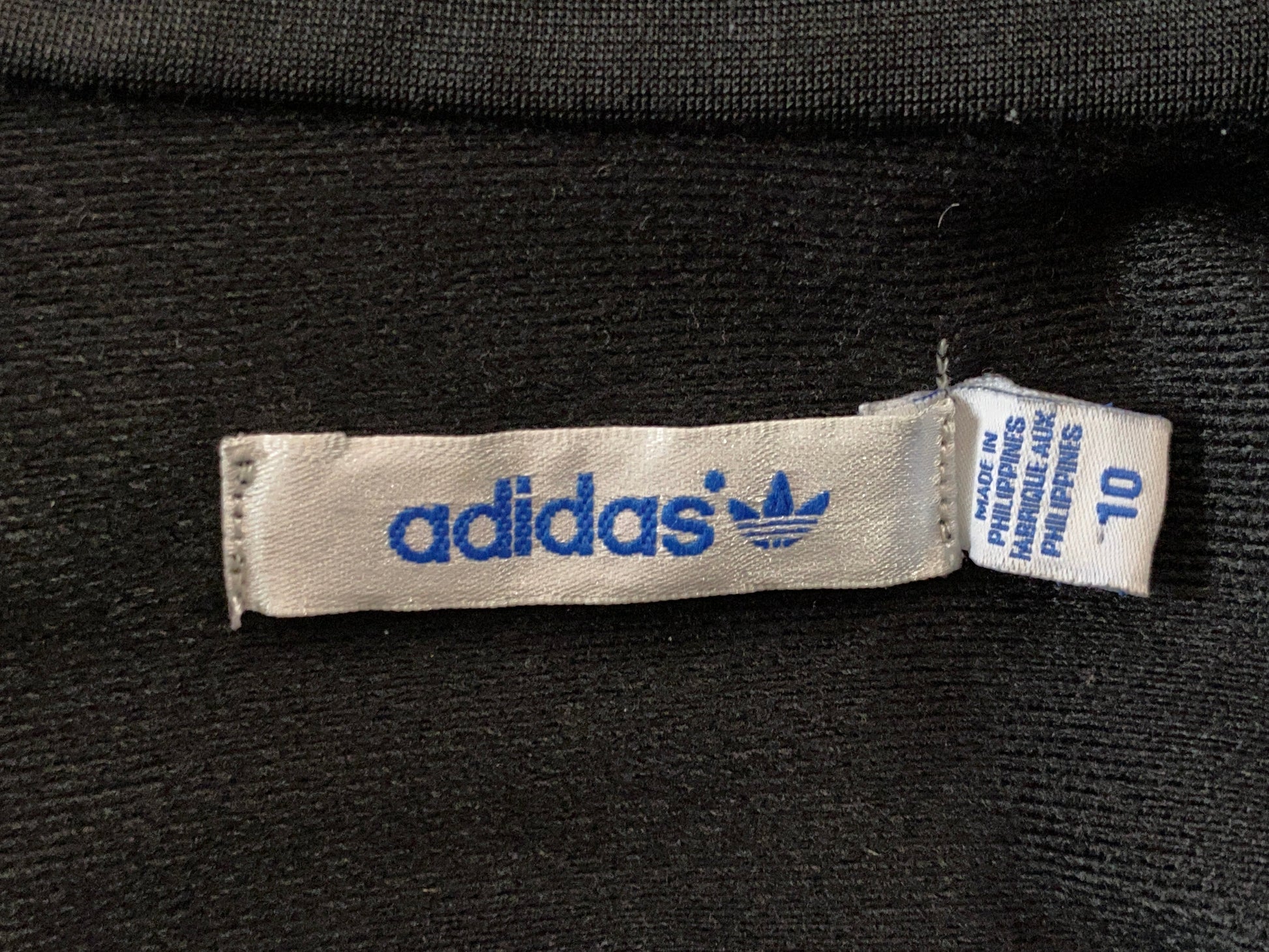 Adidas Originals Big Logo Vintage Women's Track Jacket - S Black Polyester