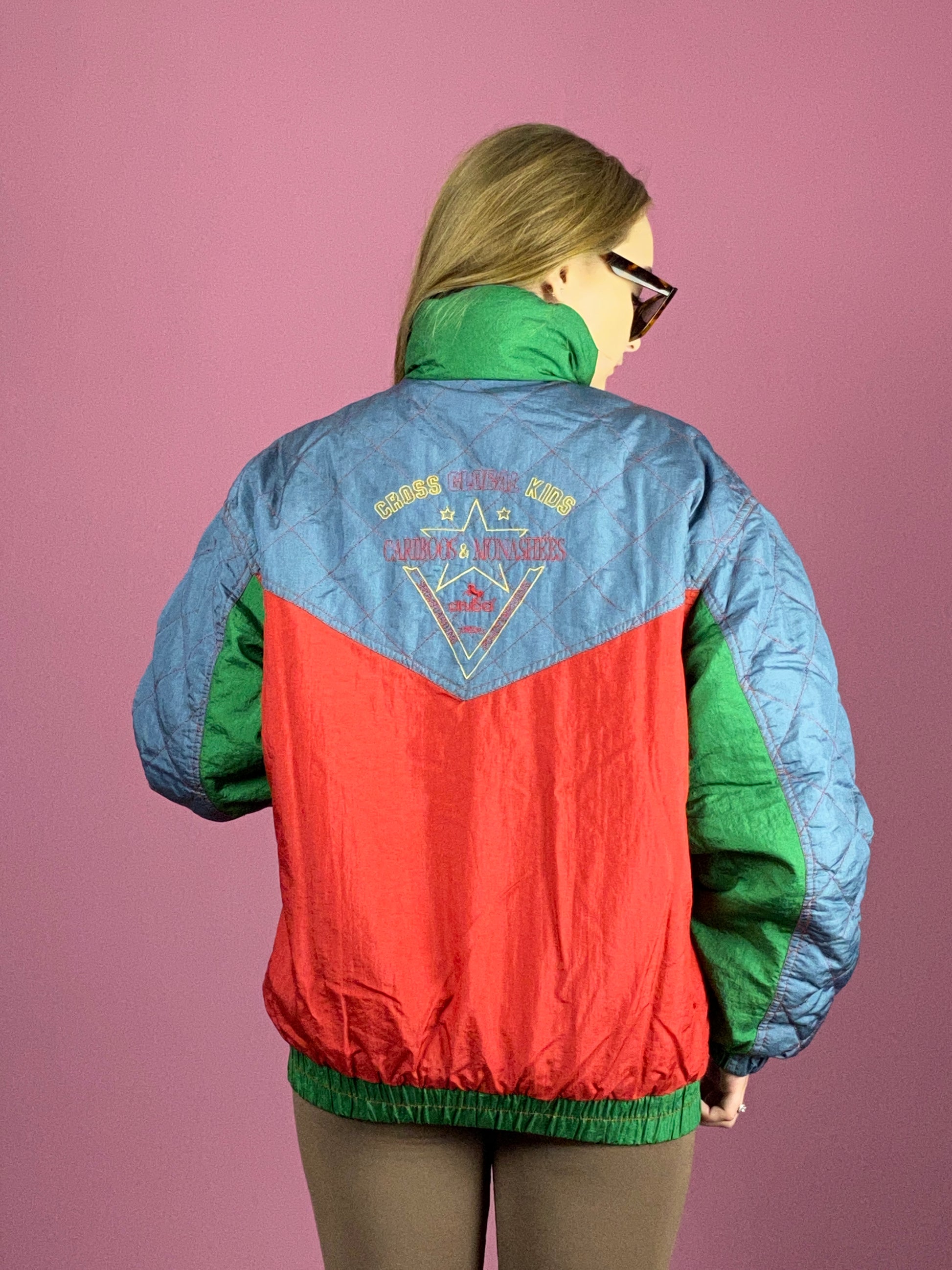 90s Aruba Vintage Women’s Ski Jacket - Large Multicolor Nylon