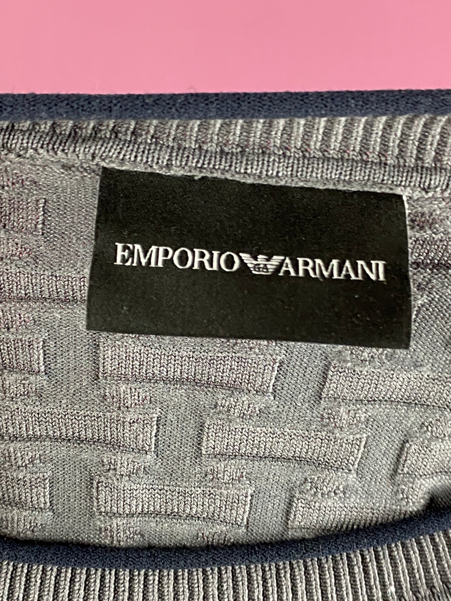 Emporio Armani Vintage Men's Sweater - M Gray Viscosa Blend