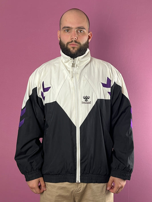 90s Hummel Vintage Men's Windbreaker Jacket - L