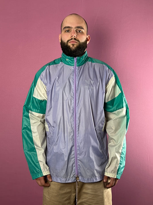 90s Adidas Originals Vintage Men's Rain Jacket - M