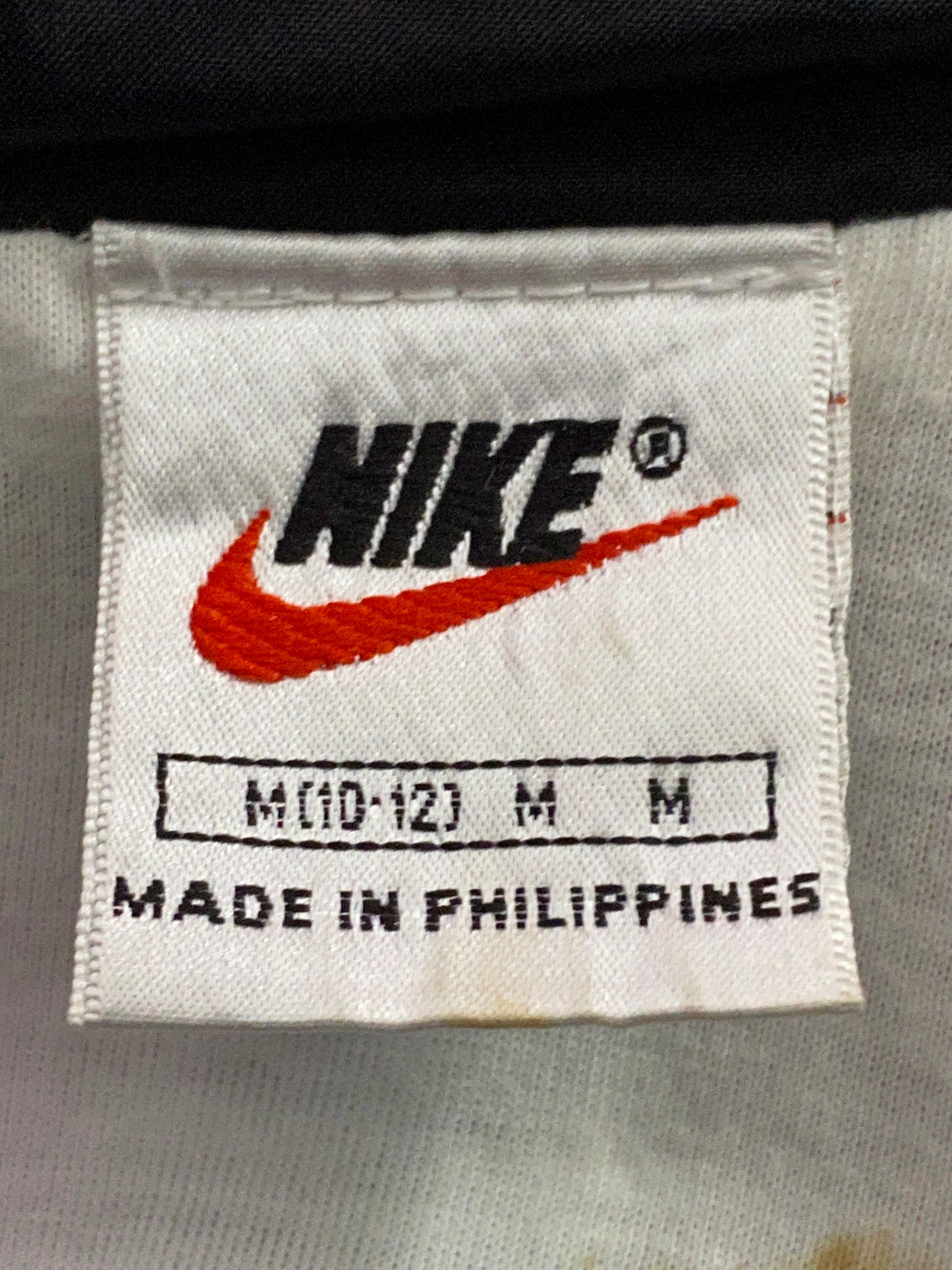 90s Nike Vintage Kids Windbreaker Jacket - 10-12Y Black Nylon