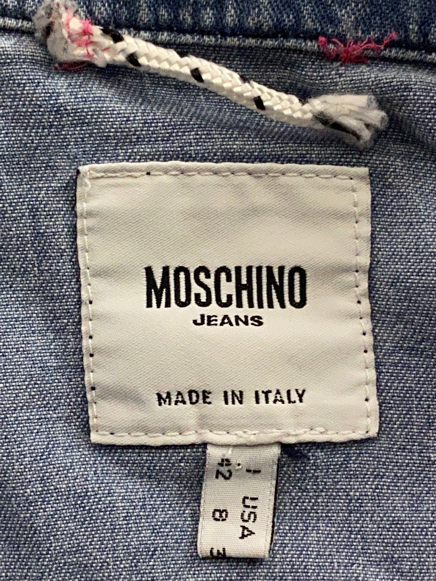 Moschino Jeans Vintage Women's Jean Jacket - Medium Blue Cotton