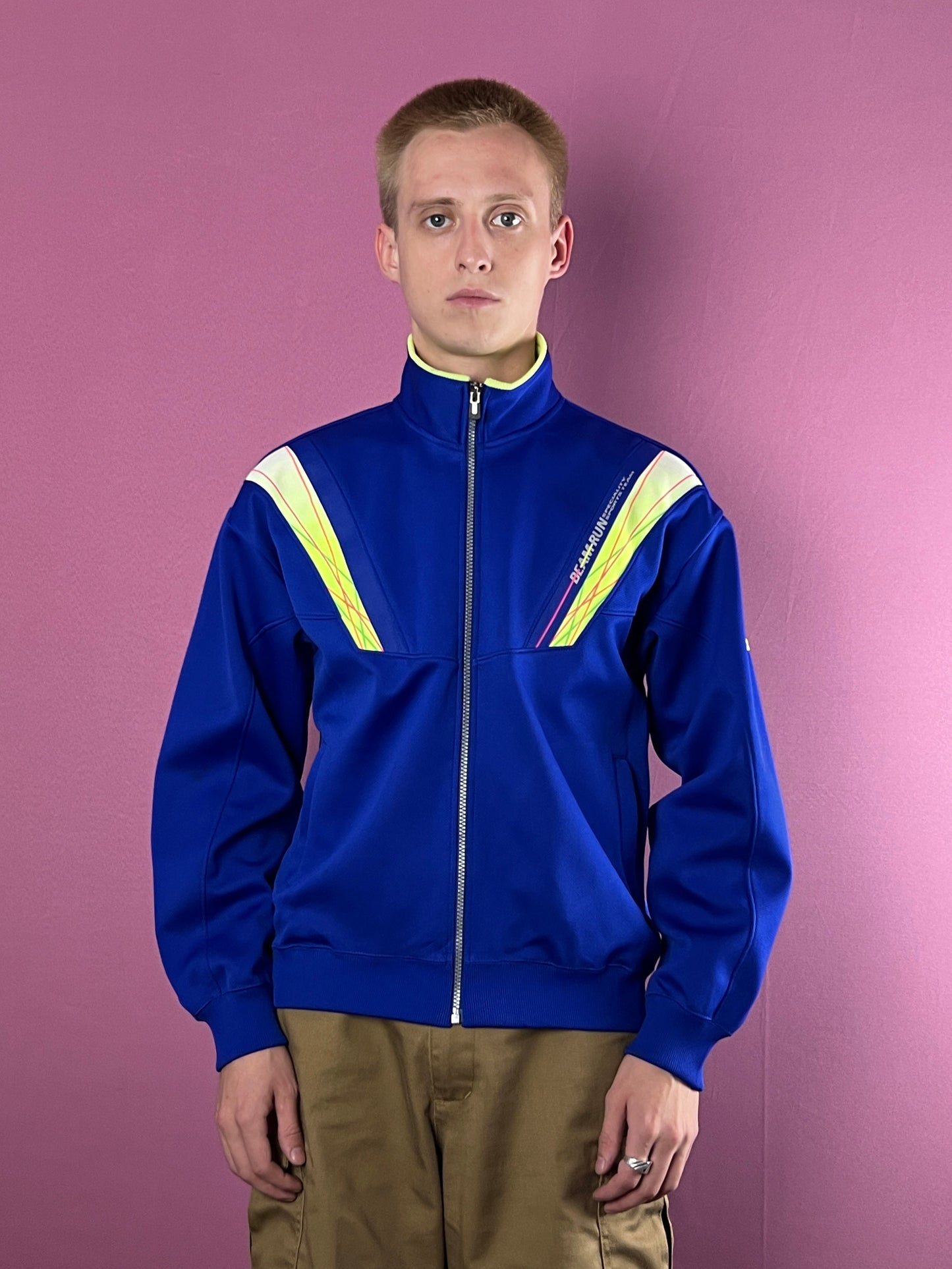 90s Asics Vintage Men's Track Jacket - S